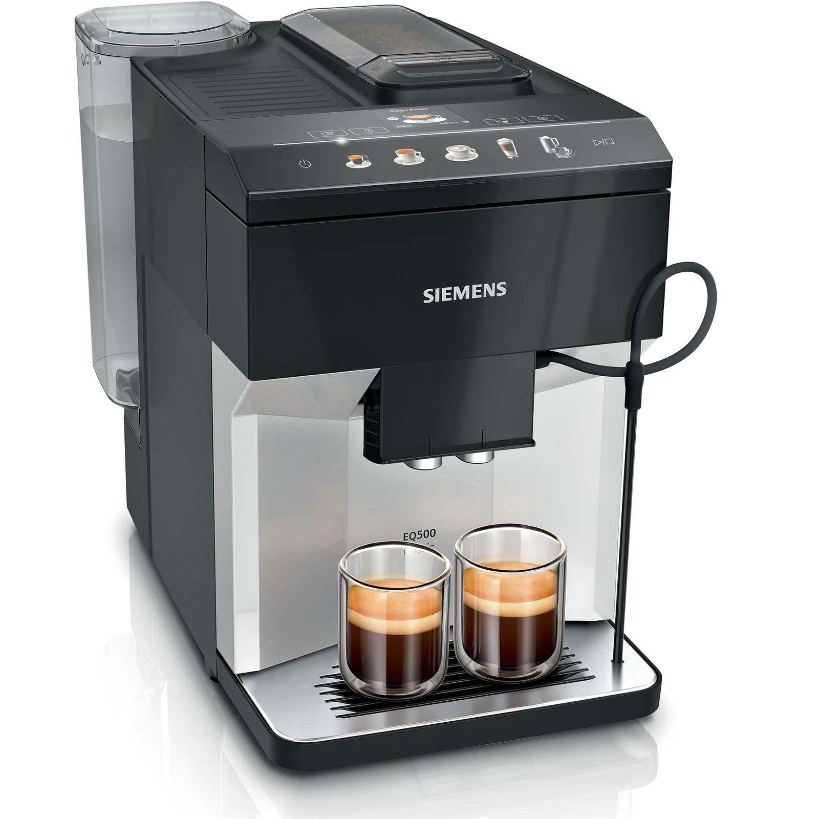 Siemens TP511D01 Kaffeevollautomat (classic) EQ.500 daylight silver / schwarz