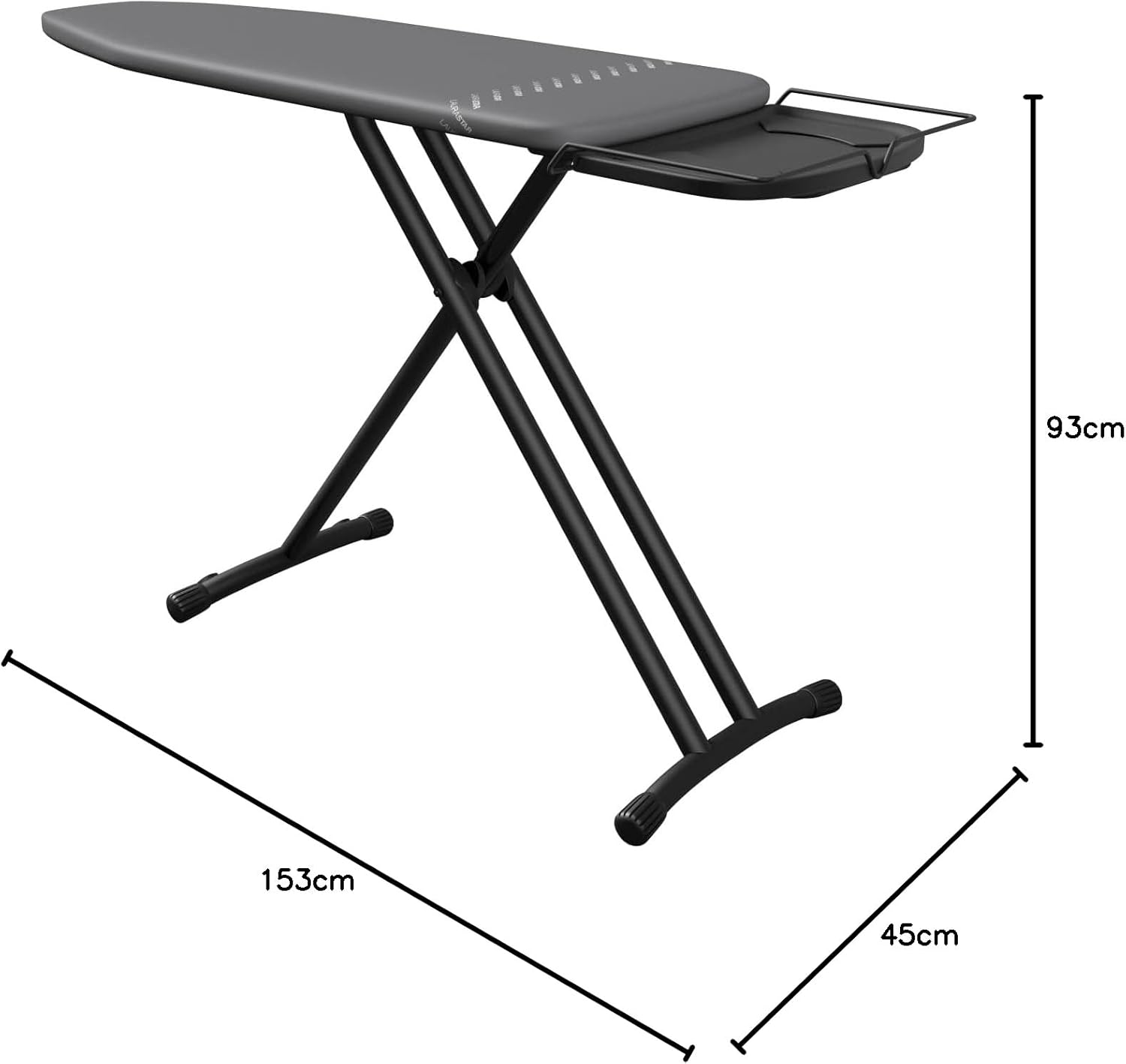 LAURASTAR  Plusboard Bügeltisch Motiv Lips schwarz/pink