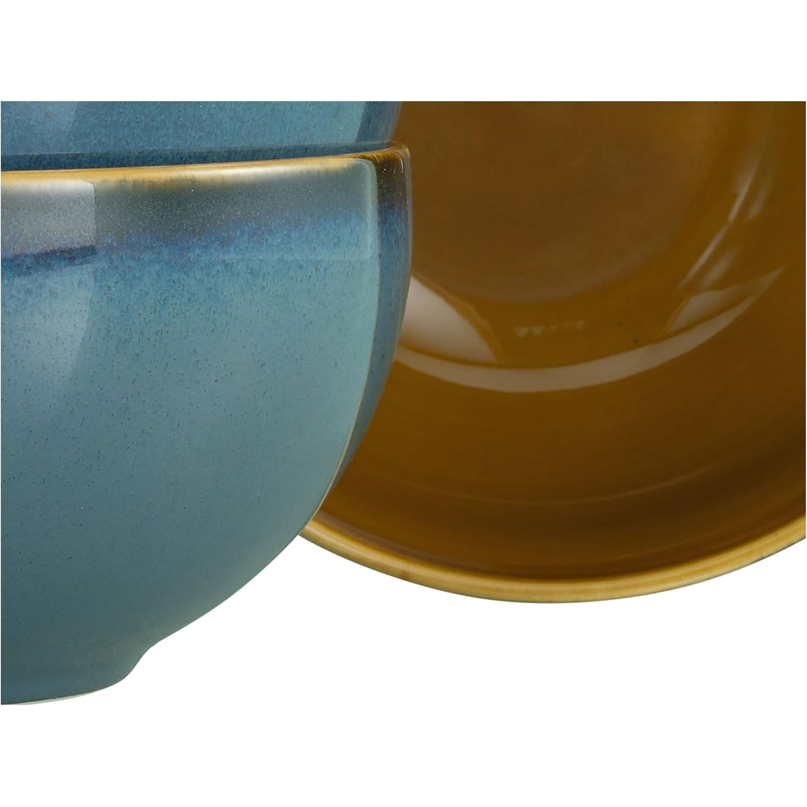 CreaTable, 22886, Serie Mallorca Bowl Sets, 4-teiliges Geschirrset, Buddha Bowl Set aus Steinzeug, spülmaschinen- und mikrowellengeeignet, Qualitätsproduktion
