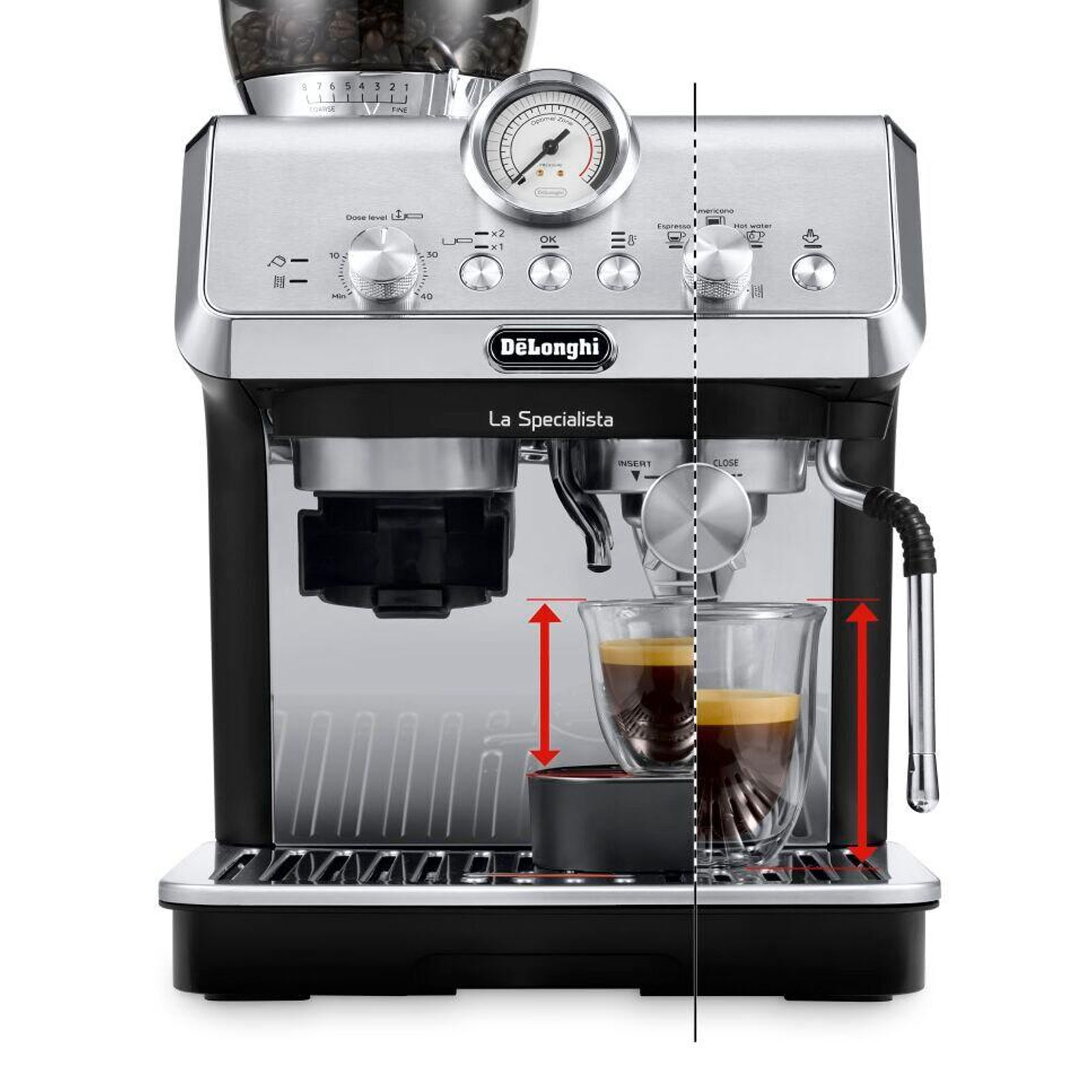 De'Longhi La Specialista Arte EC 9155.MB Espresso Siebträgermaschine Refurbished