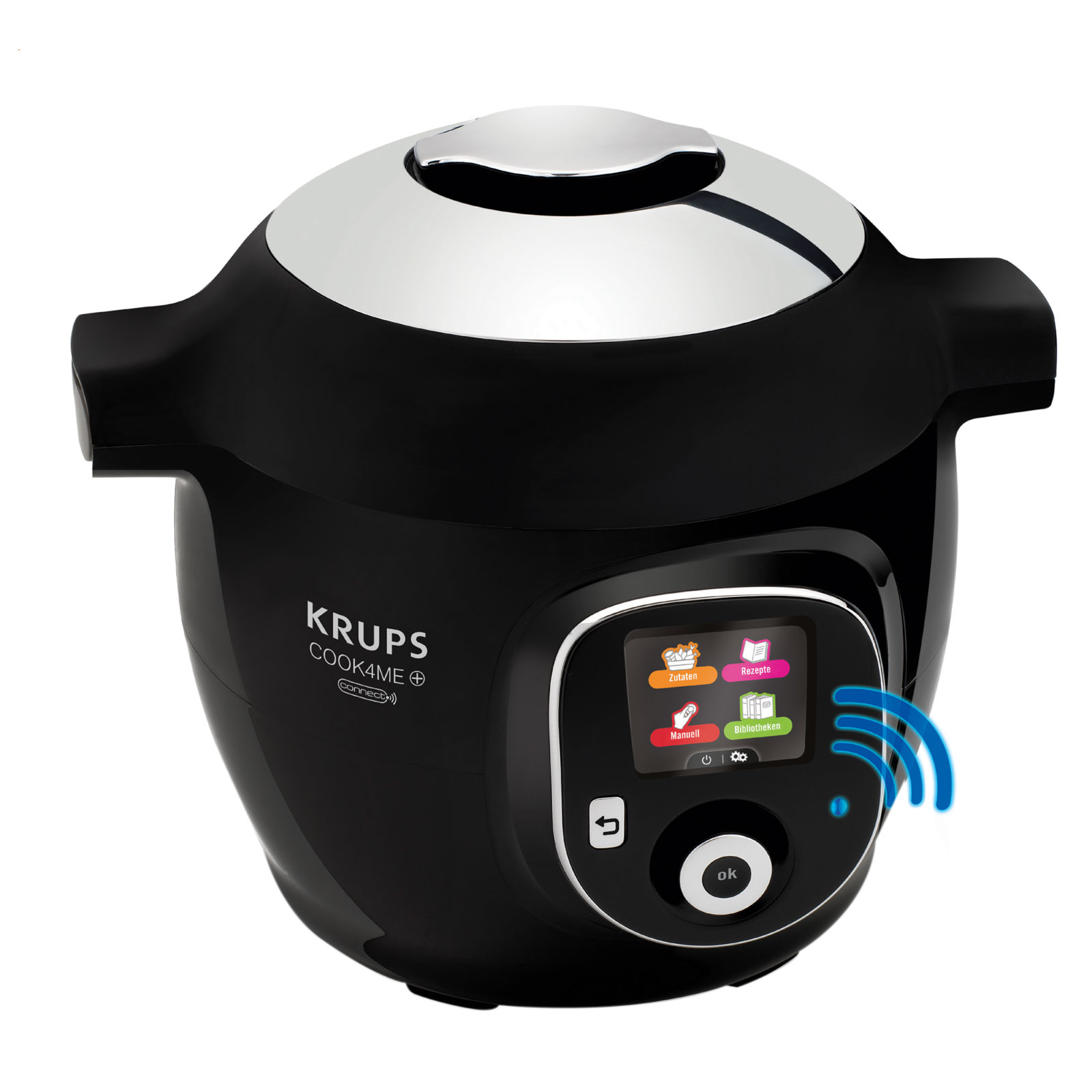 Krups CZ 7158 Cook4Me+ Connect Multikocher schwarz/grau