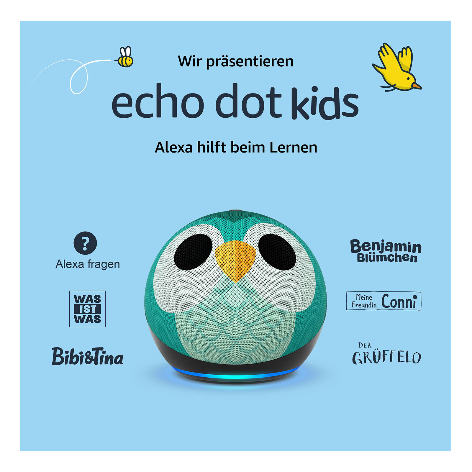 AmazonEcho Dot Kids (5.Gen) Eule