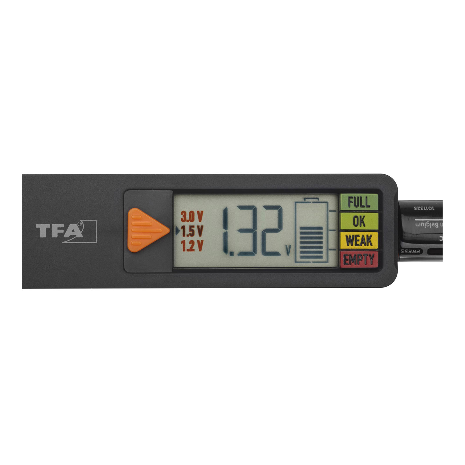 TFA Dostmann Batterietester BatteryCheck 98.1126 Schwarz