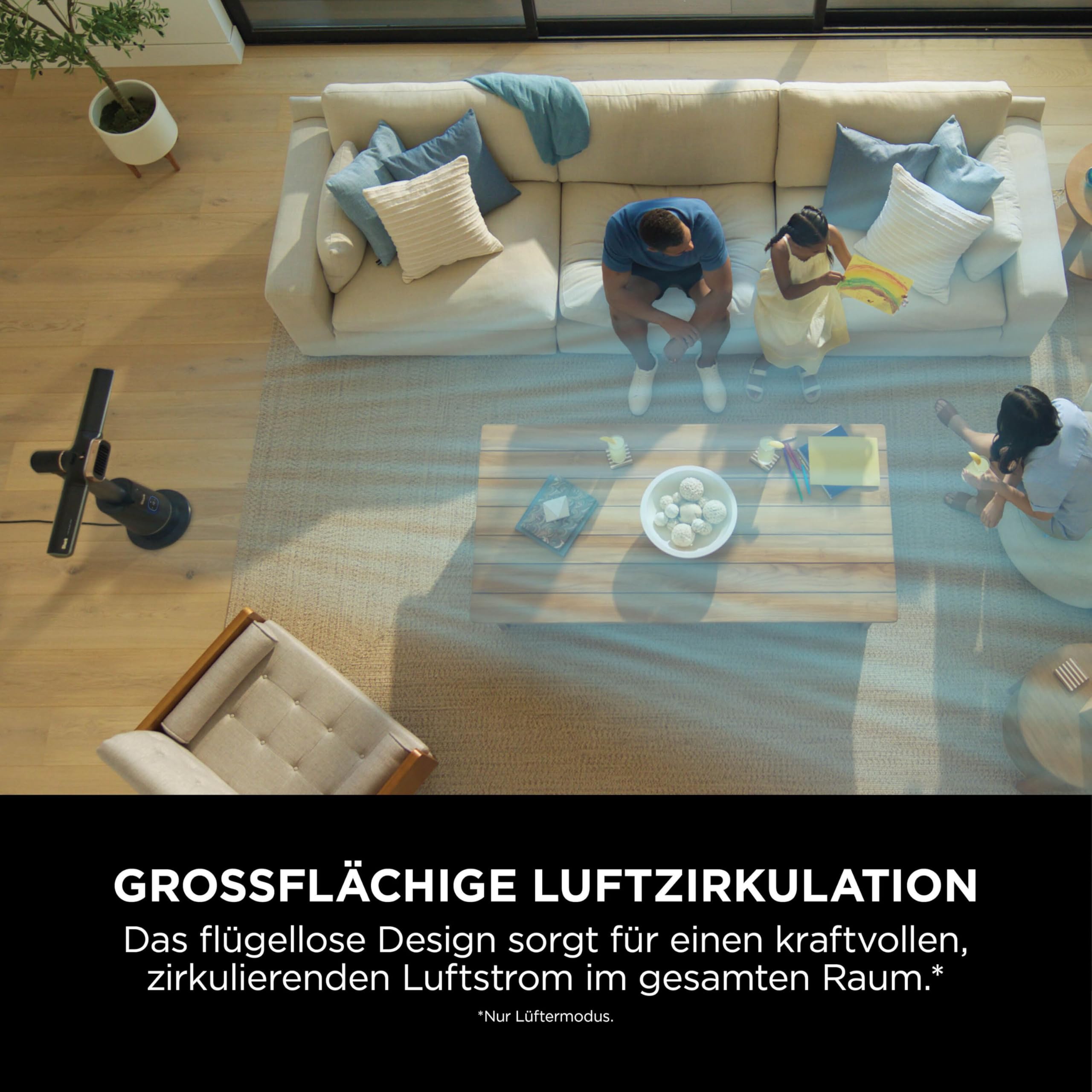 Shark TH200EU TurboBlade Cool + Heat 2-in-1 Ventilator & Heizlüfter