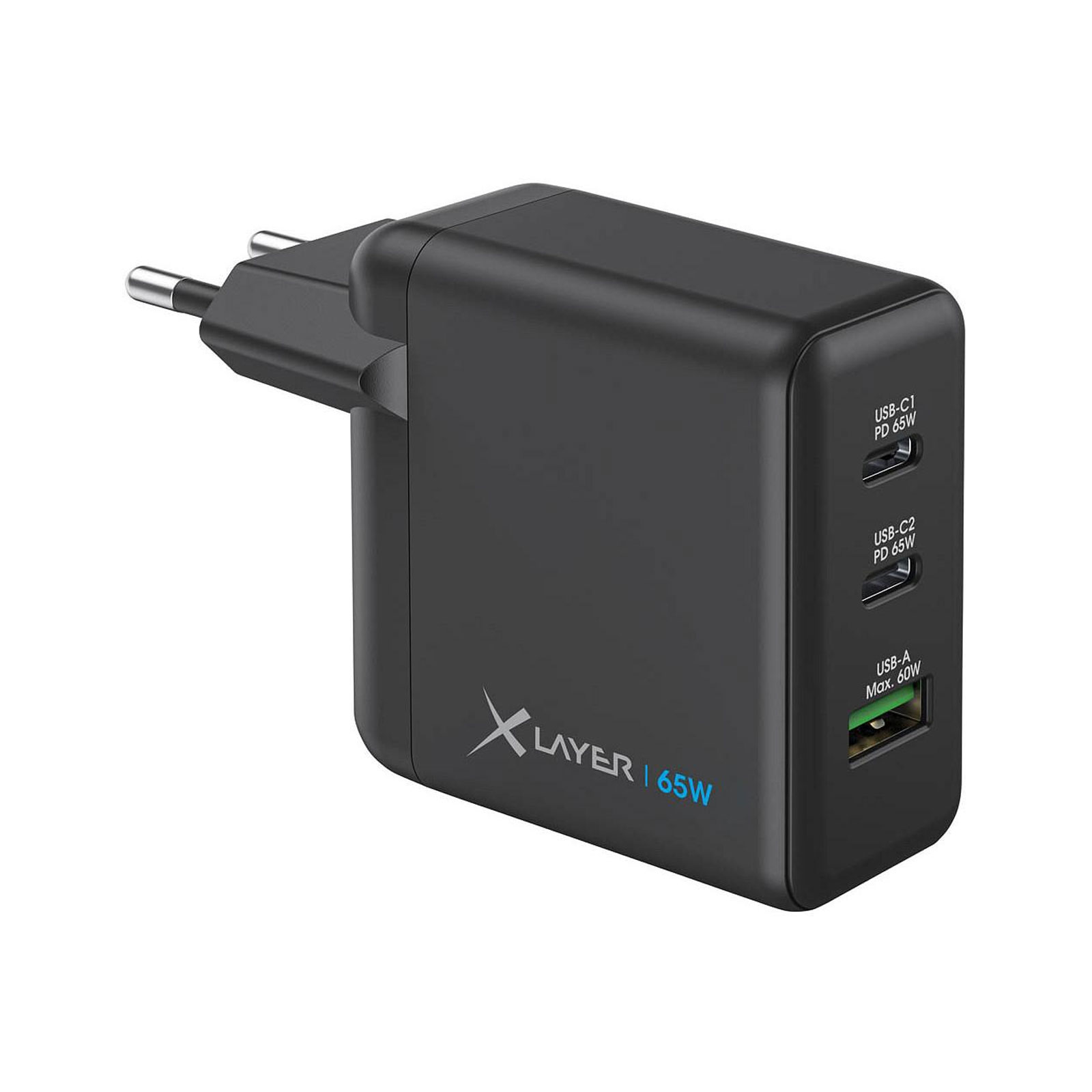 XLayer Powercharger 65W USB Typ C Black