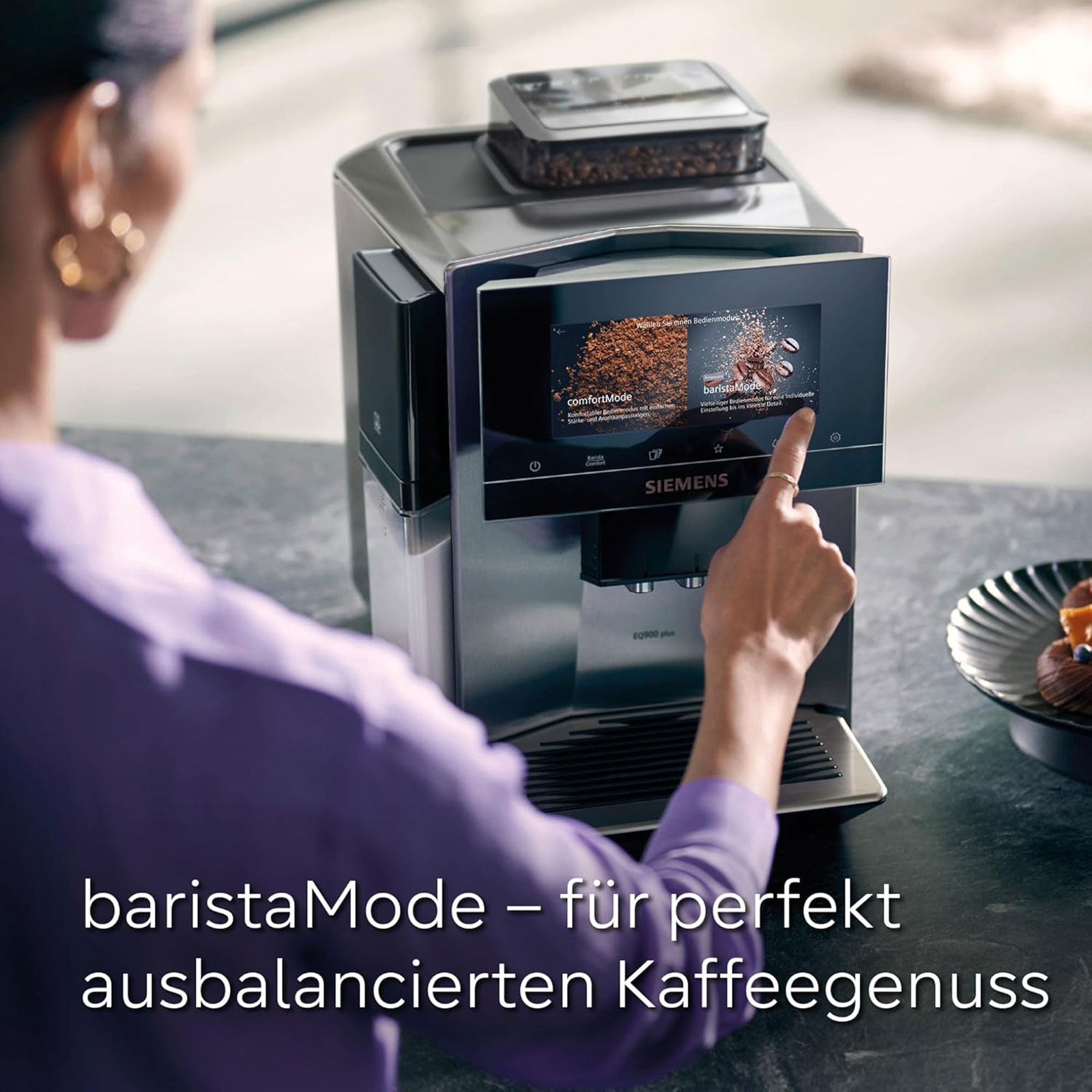 Siemens TQ903DZ3 Kaffeevollautomat EQ.9 Plus Edelstahl