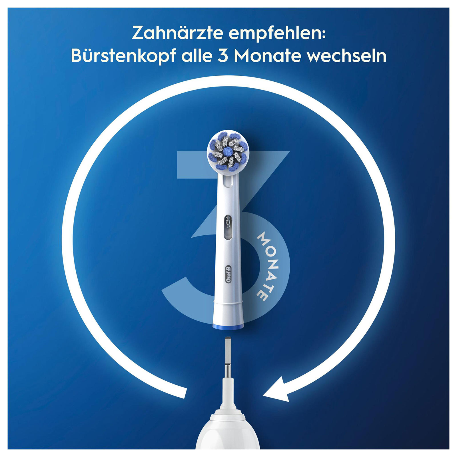 Oral-B Zahnbürste Pro 3 3900 weiß/schwarz