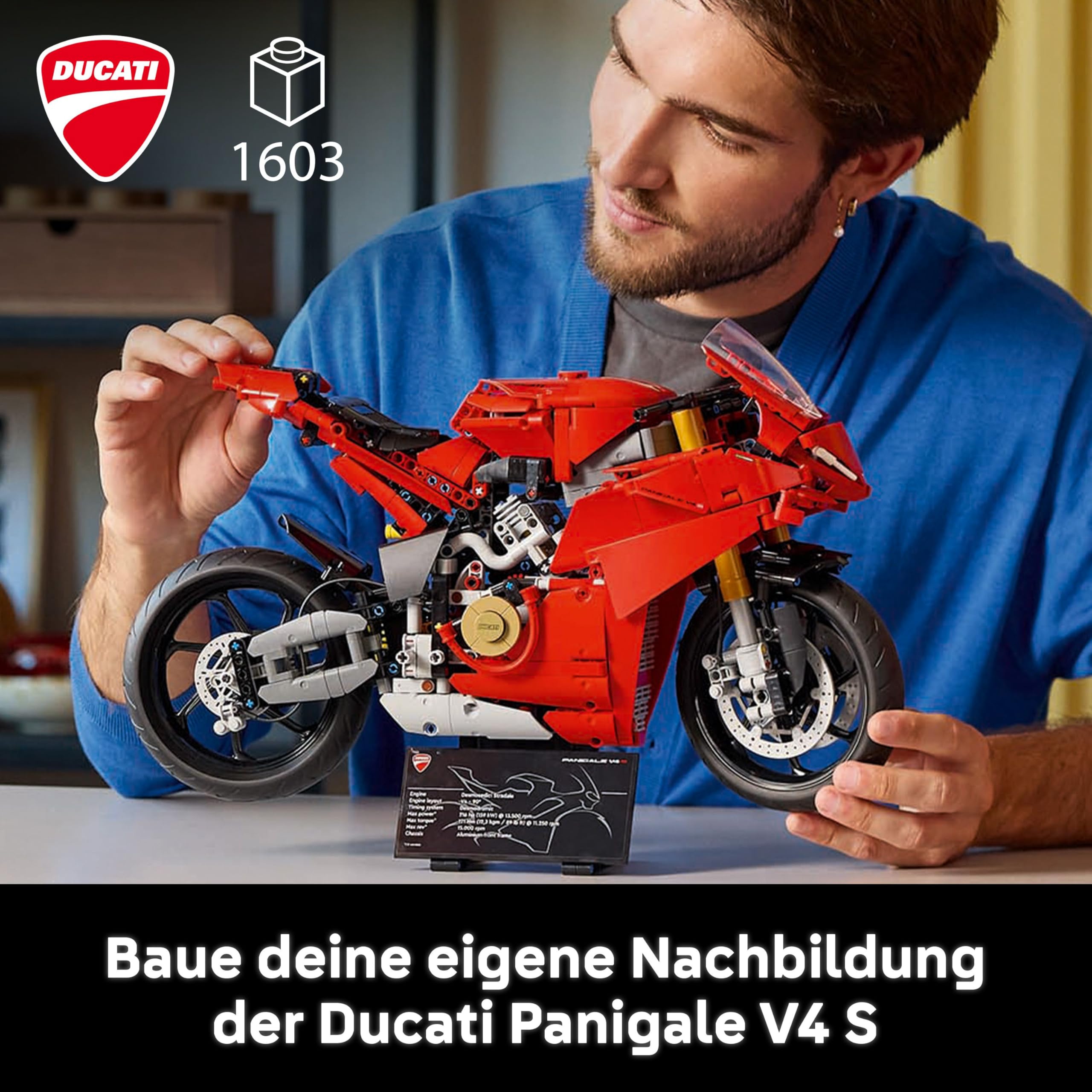 LEGO Technic Ducati Panigale V4 S Motorrad 42202