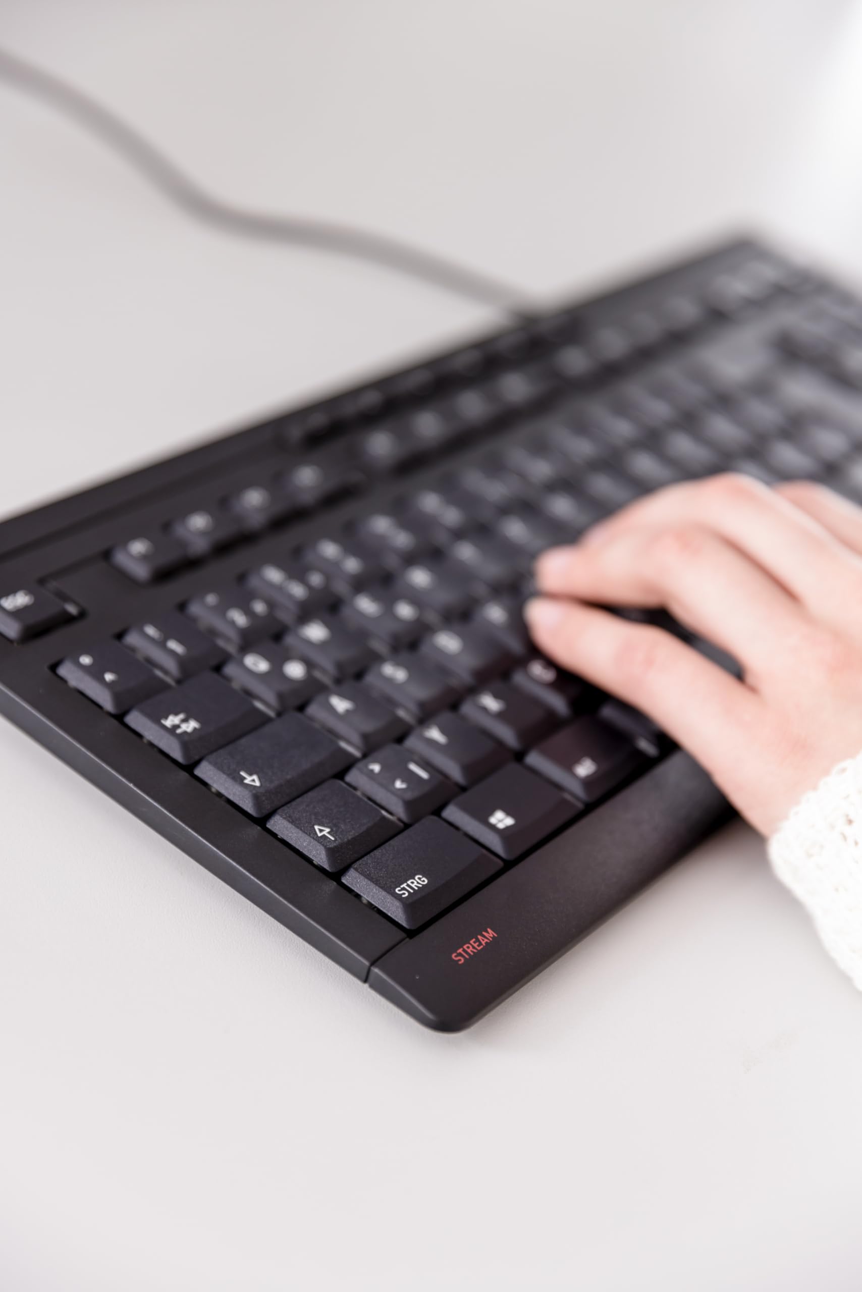 CHERRY Stream Keyboard TKL, Kabelgebundene Tastatur