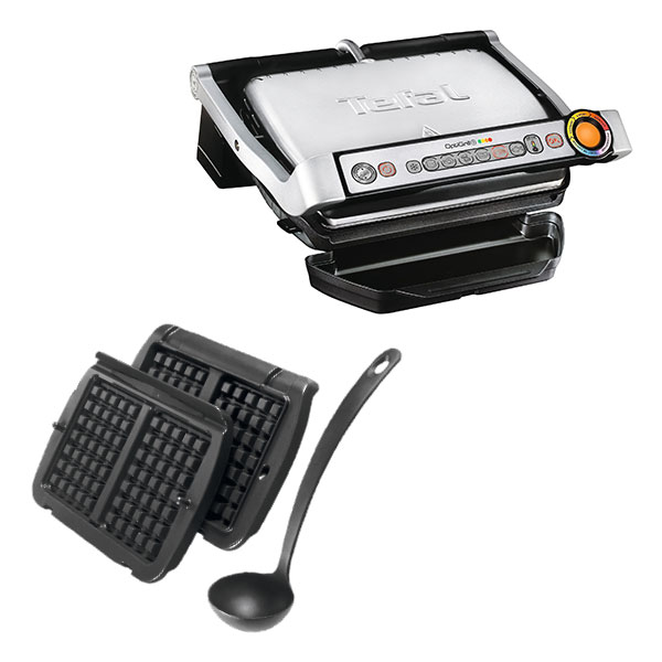 	 Tefal GC 716 D Optigrill Waffeln