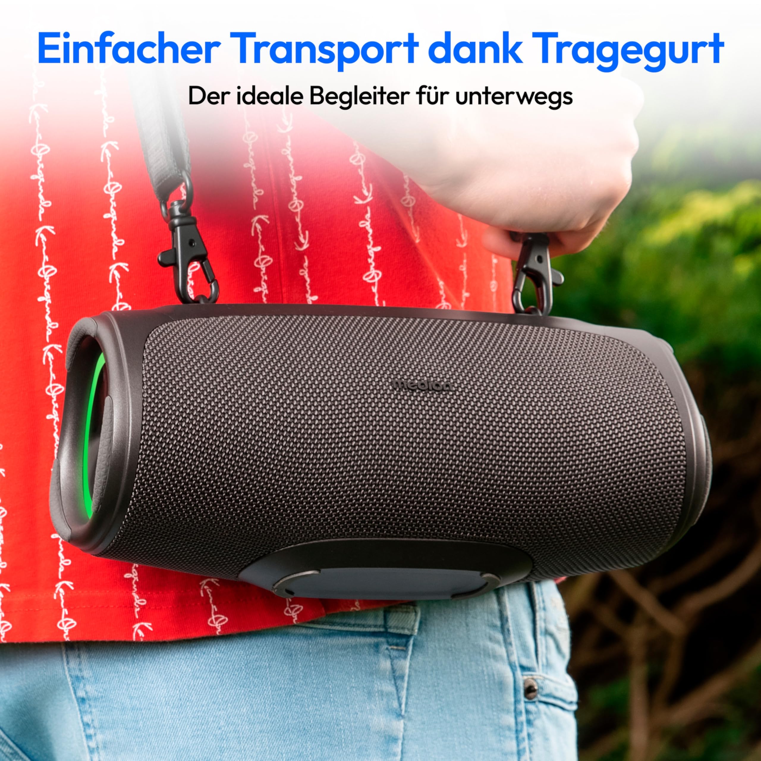 MEDION P61746 tragbarer Bluetooth Lautsprecher