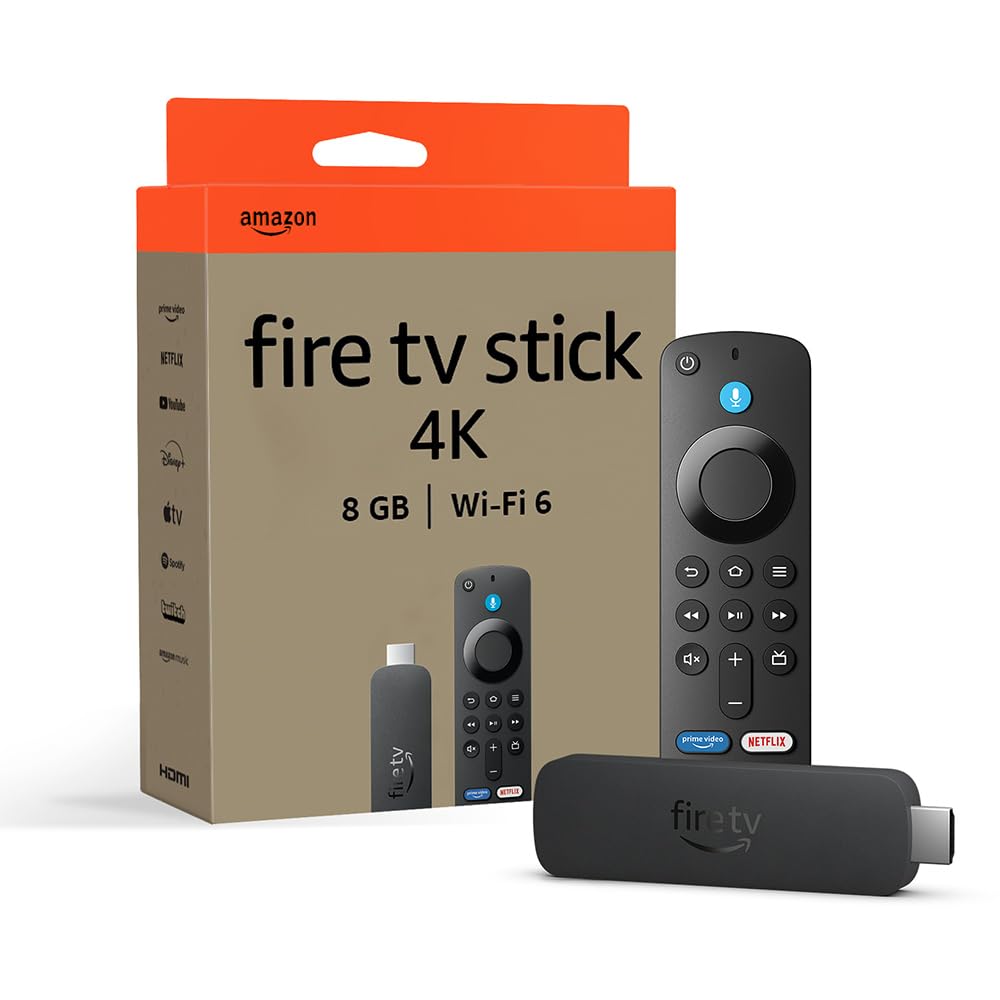 Amazon Fire TV Stick 4K, Schwarz Streaming-Player