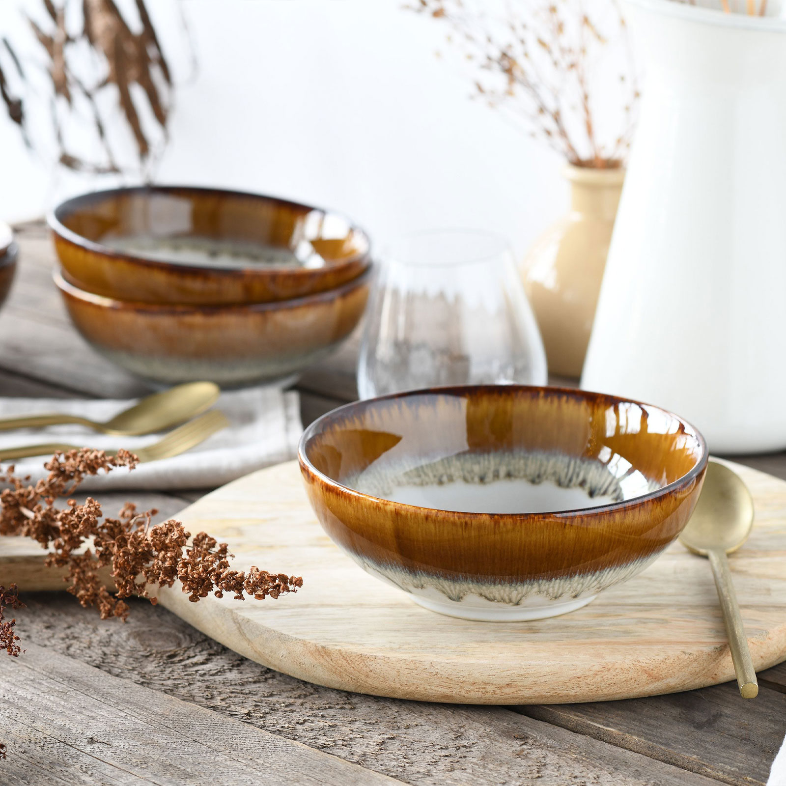 CreaTable Cascade 21695 Smoothie Bowl Set, 6-teilig