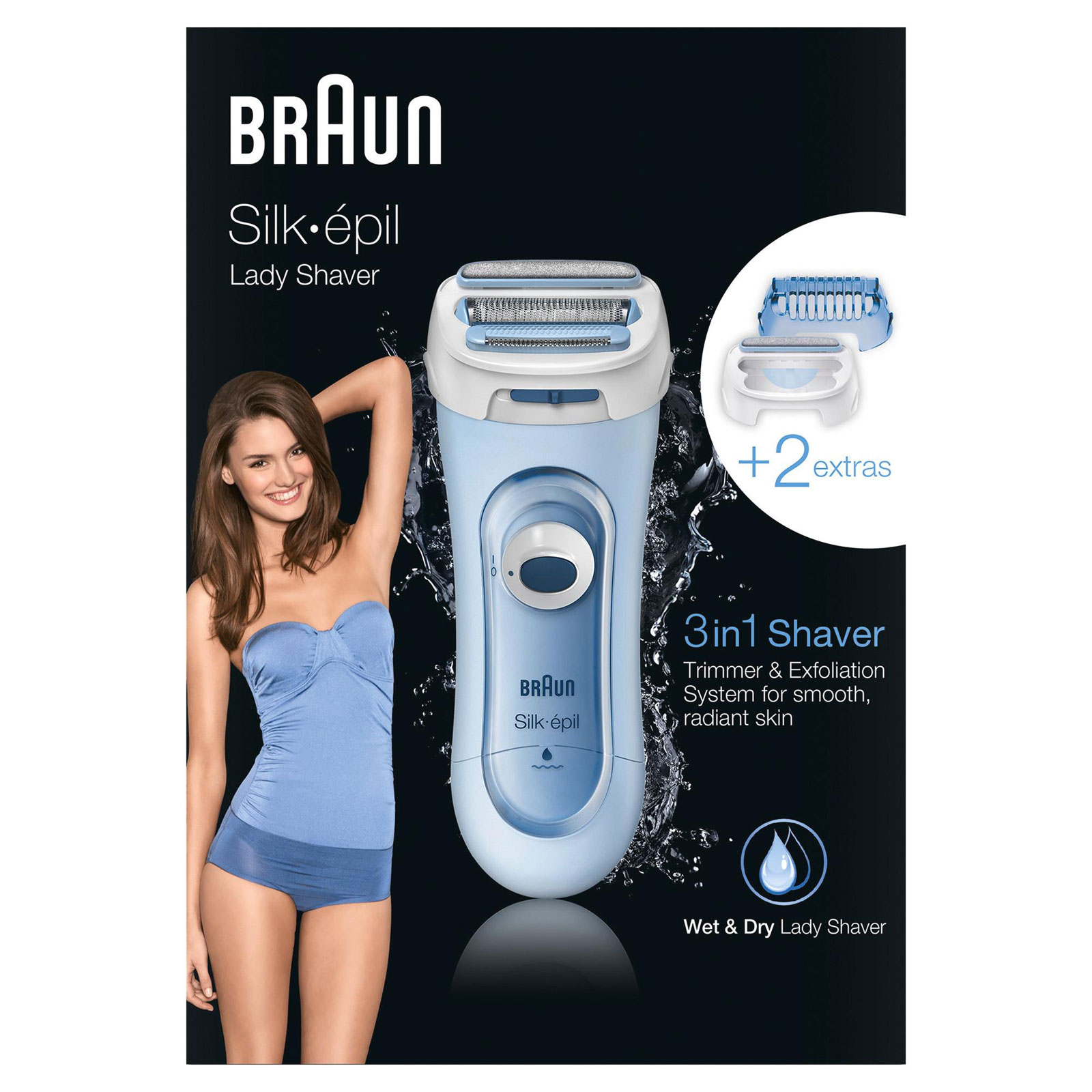 BRAUN 5-160 3-in-1 Damenrasierer BRAUN 5-160 3-in-1 Damenrasierer