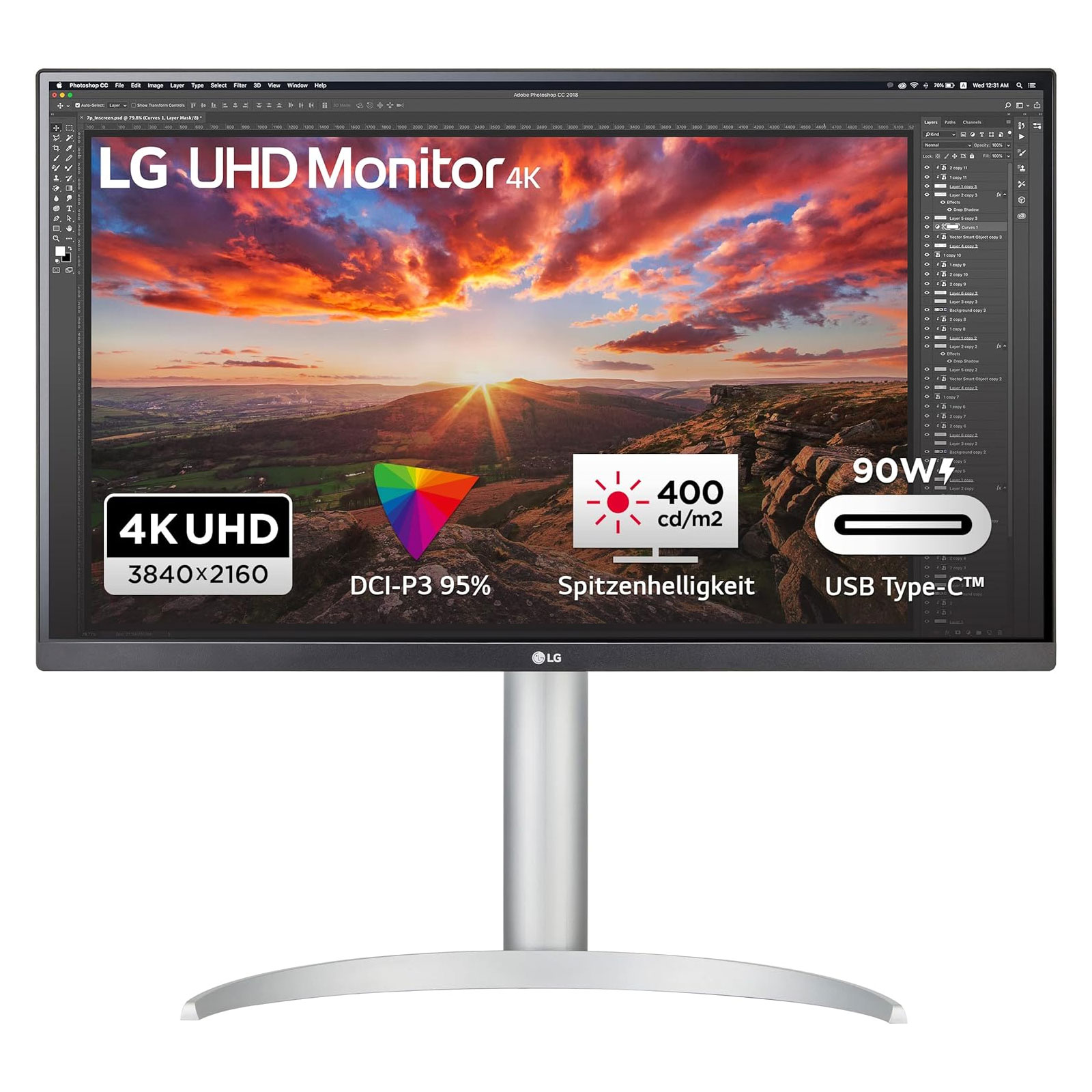LG  Monitor 27UP85NP-W.AEU