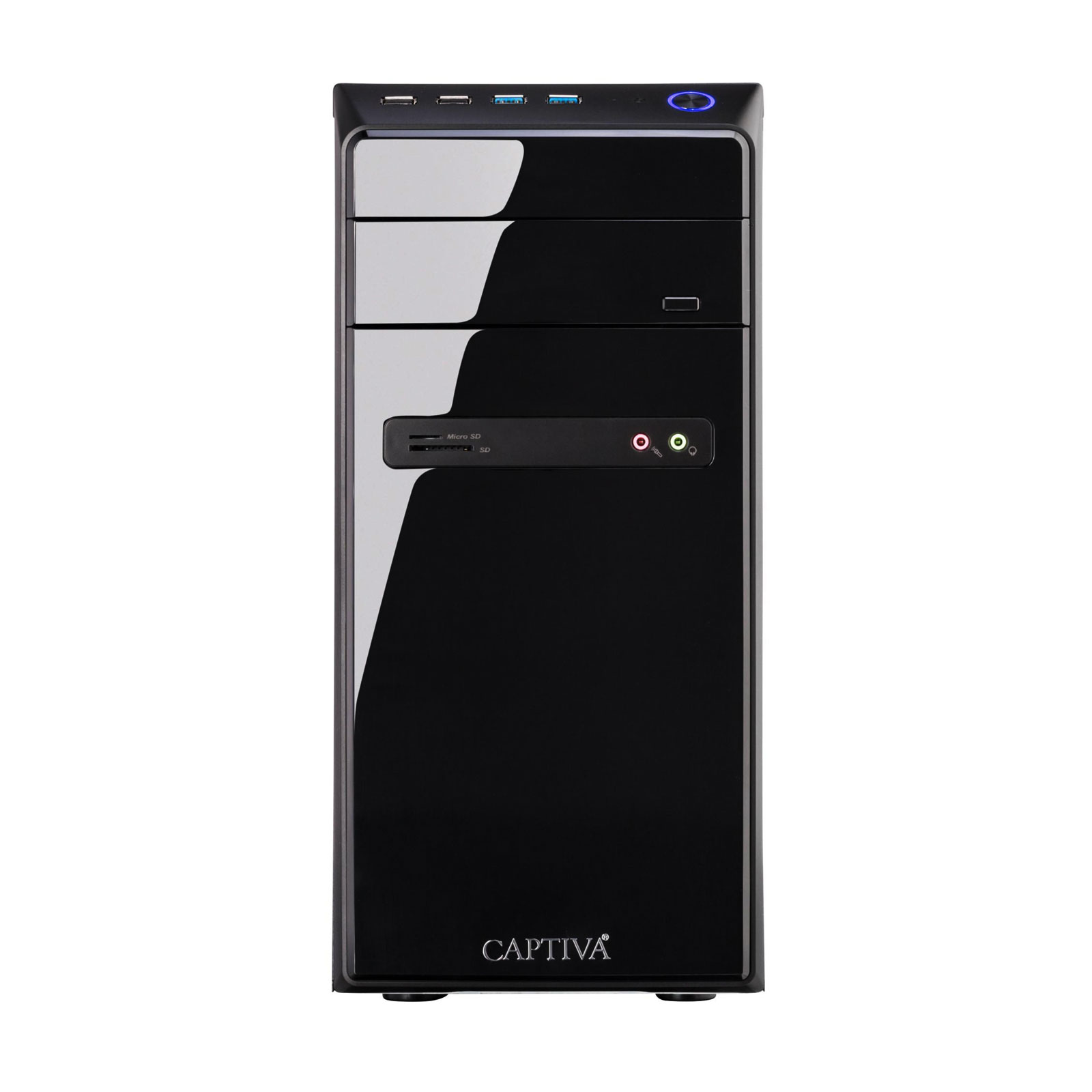 Captiva Power Starter R64-146, AMD R5-5600G, 32GB, 1TB SSD, schwarz Desktop-PC