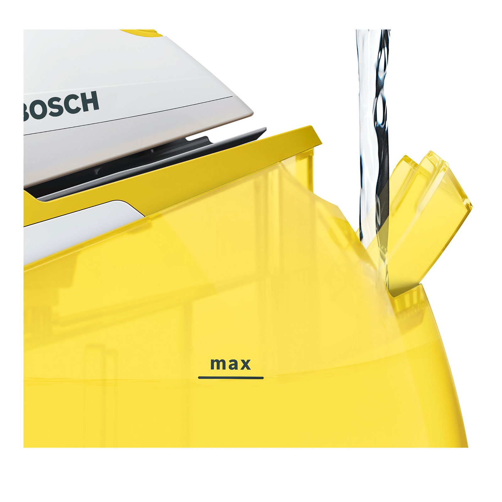 Bosch TDS2120 Dampfstation Palladium weiß/gelb