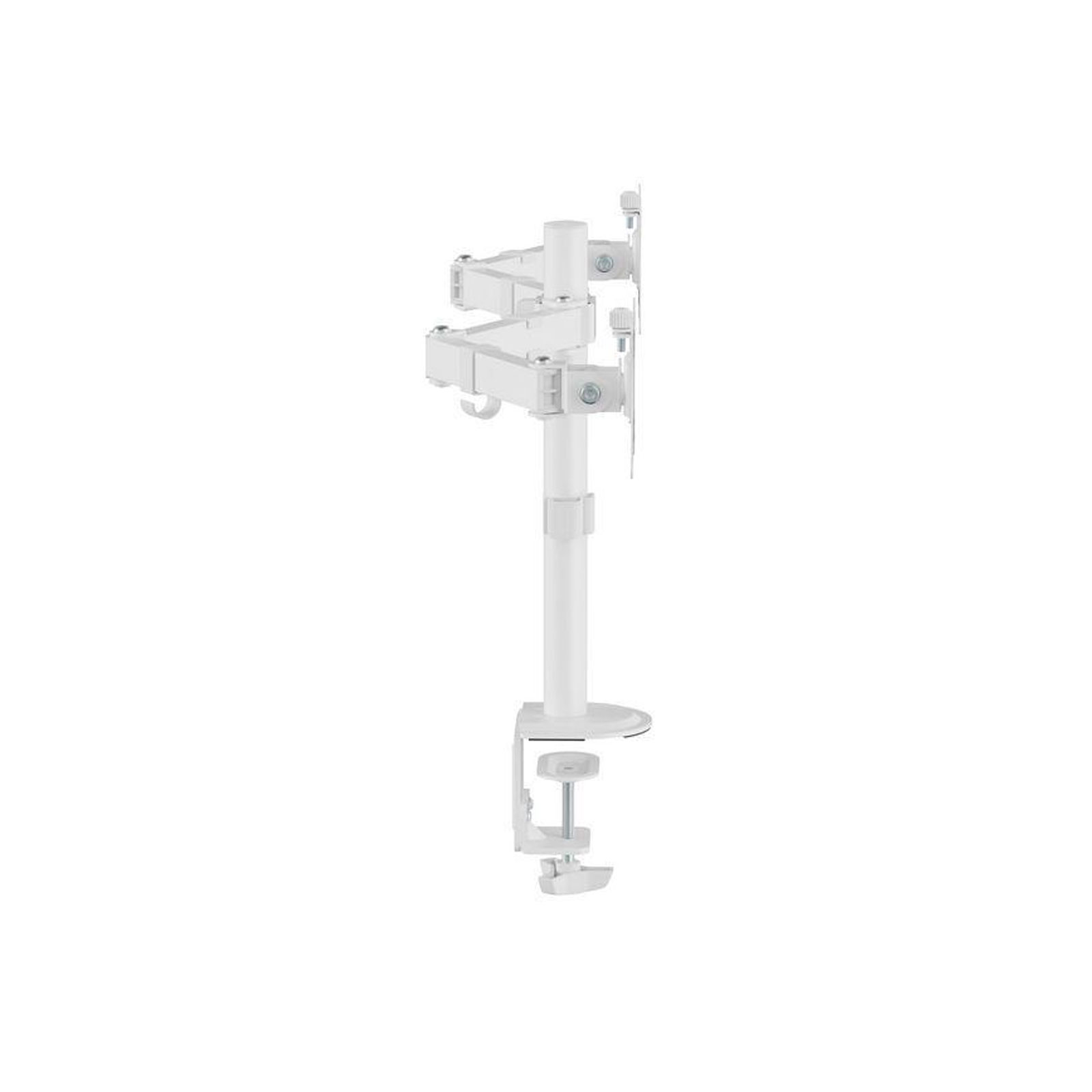Equip 17"-32" Gelenk-Dual-Monitor-Tischhalterung, Weiß