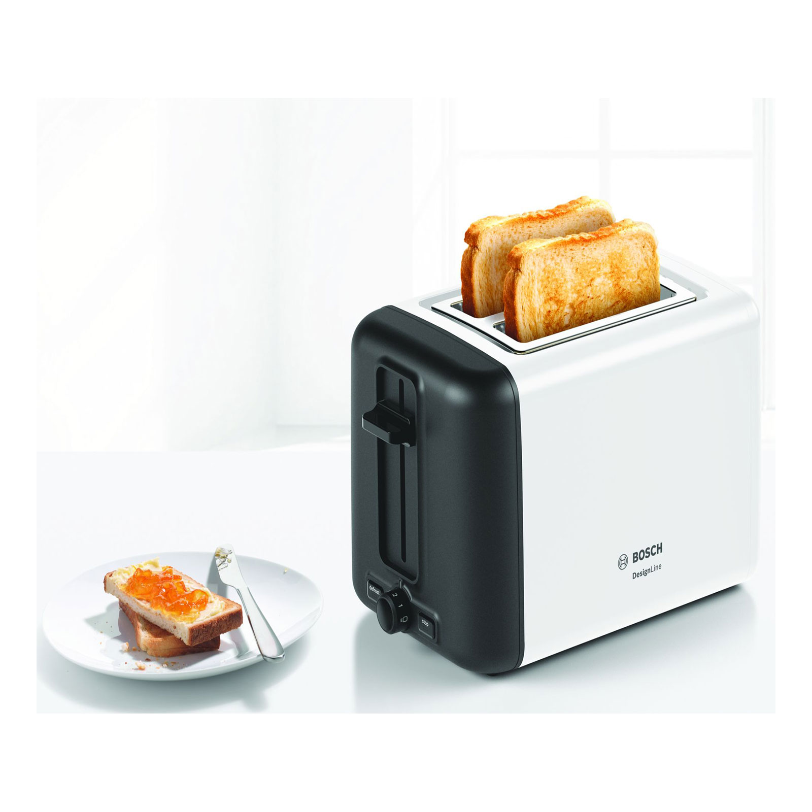 Bosch TAT3P421DE Kompakt Toaster Design Line