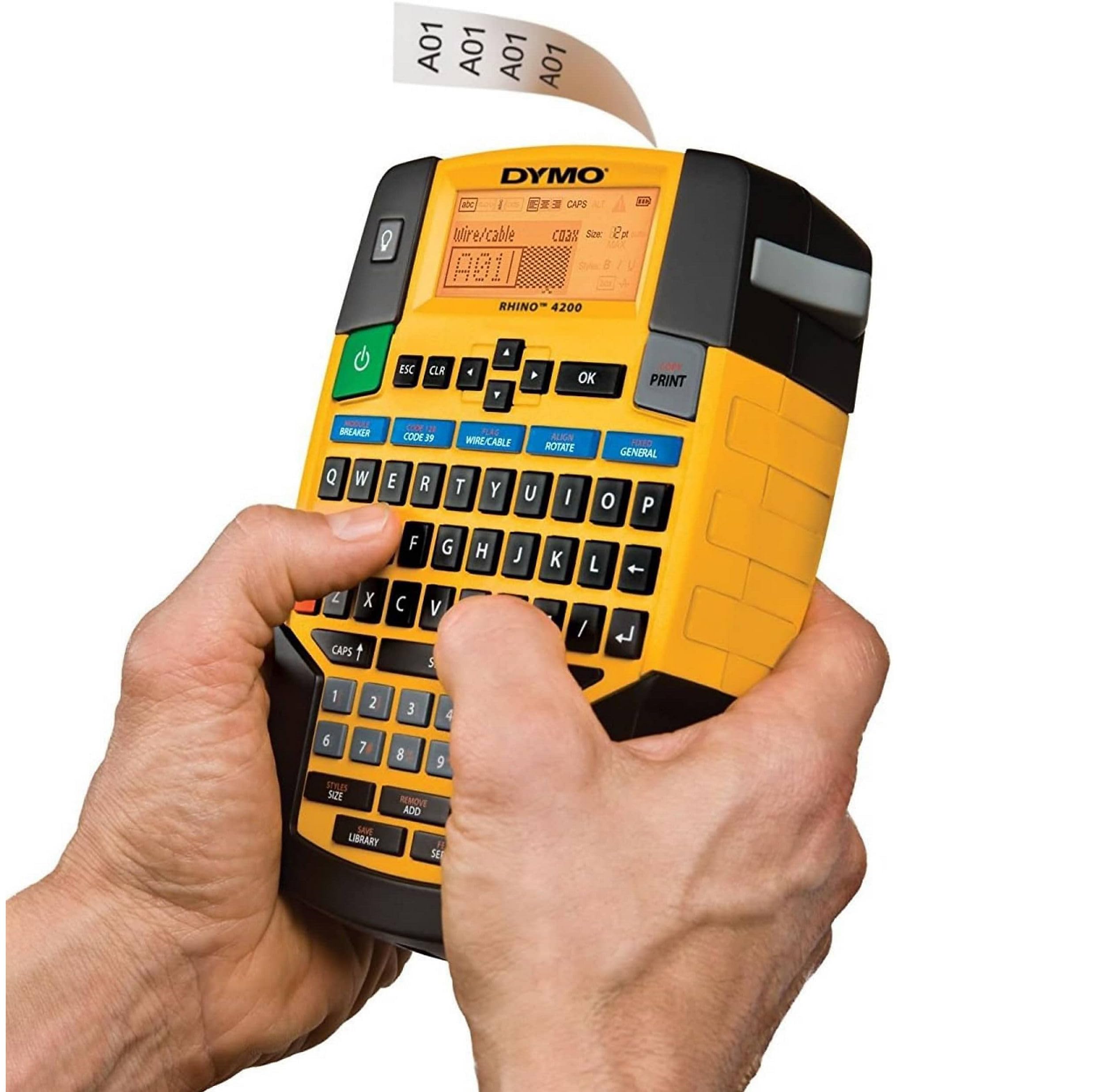 Dymo Rhino 4200 6/9/12/19mm Rhino-Bänder Qwerty EU Etikettendrucker