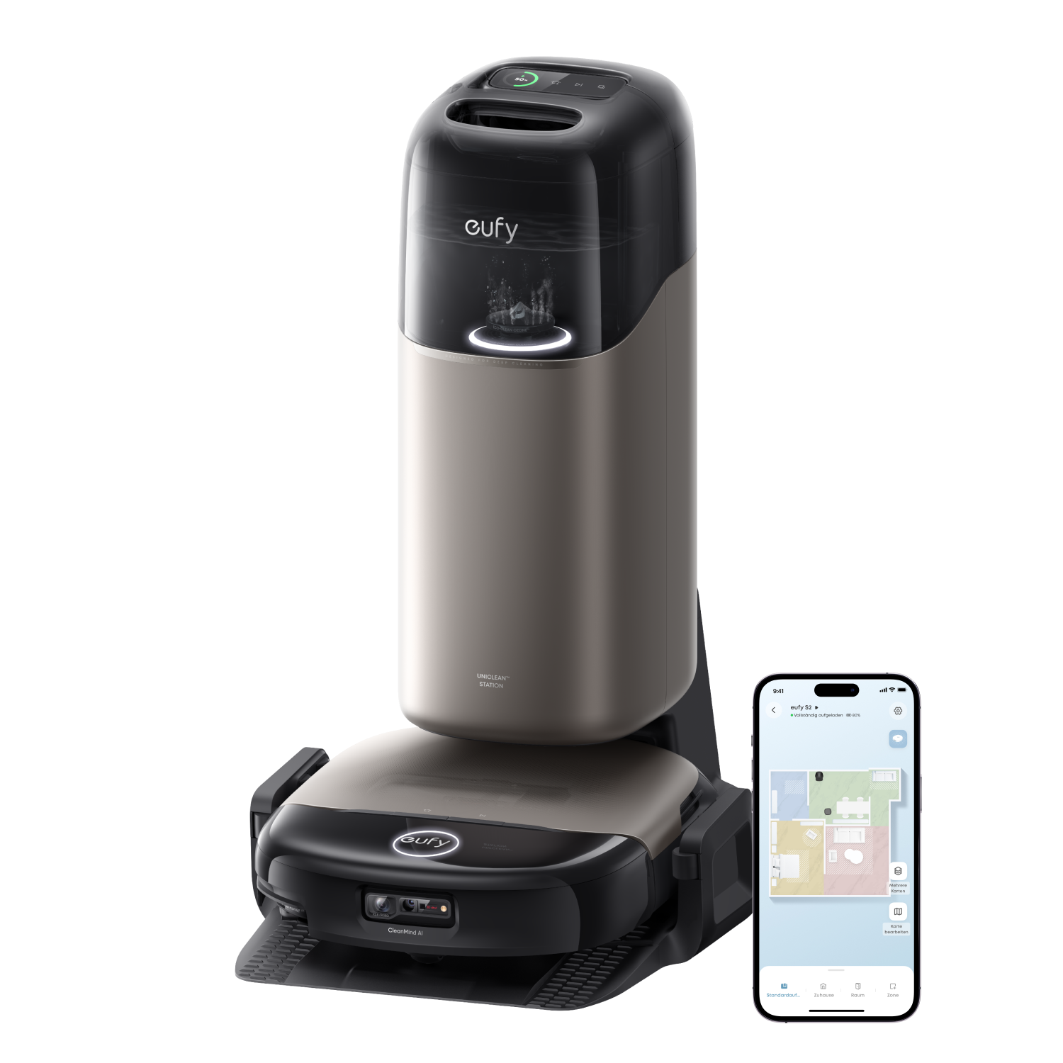 Eufy Robot Vacuum Omni S2 Saugroboter mit Wischfunktion