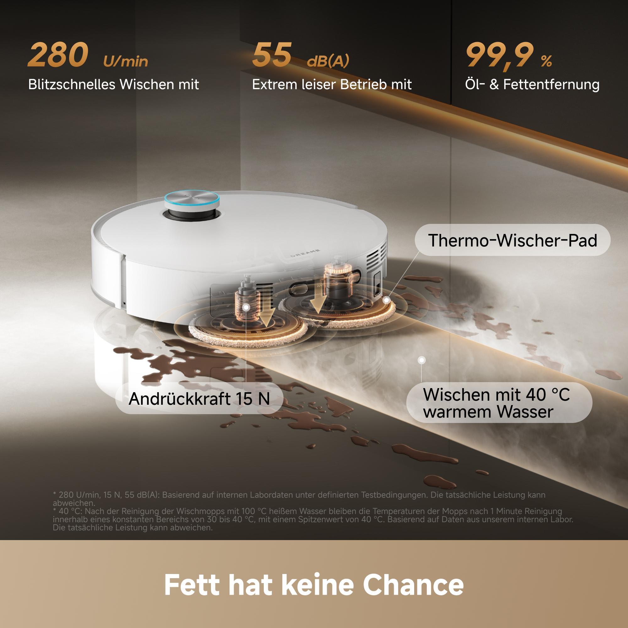 dreame X60 Pro Ultra Complete White Saugroboter mit Wischfunktion