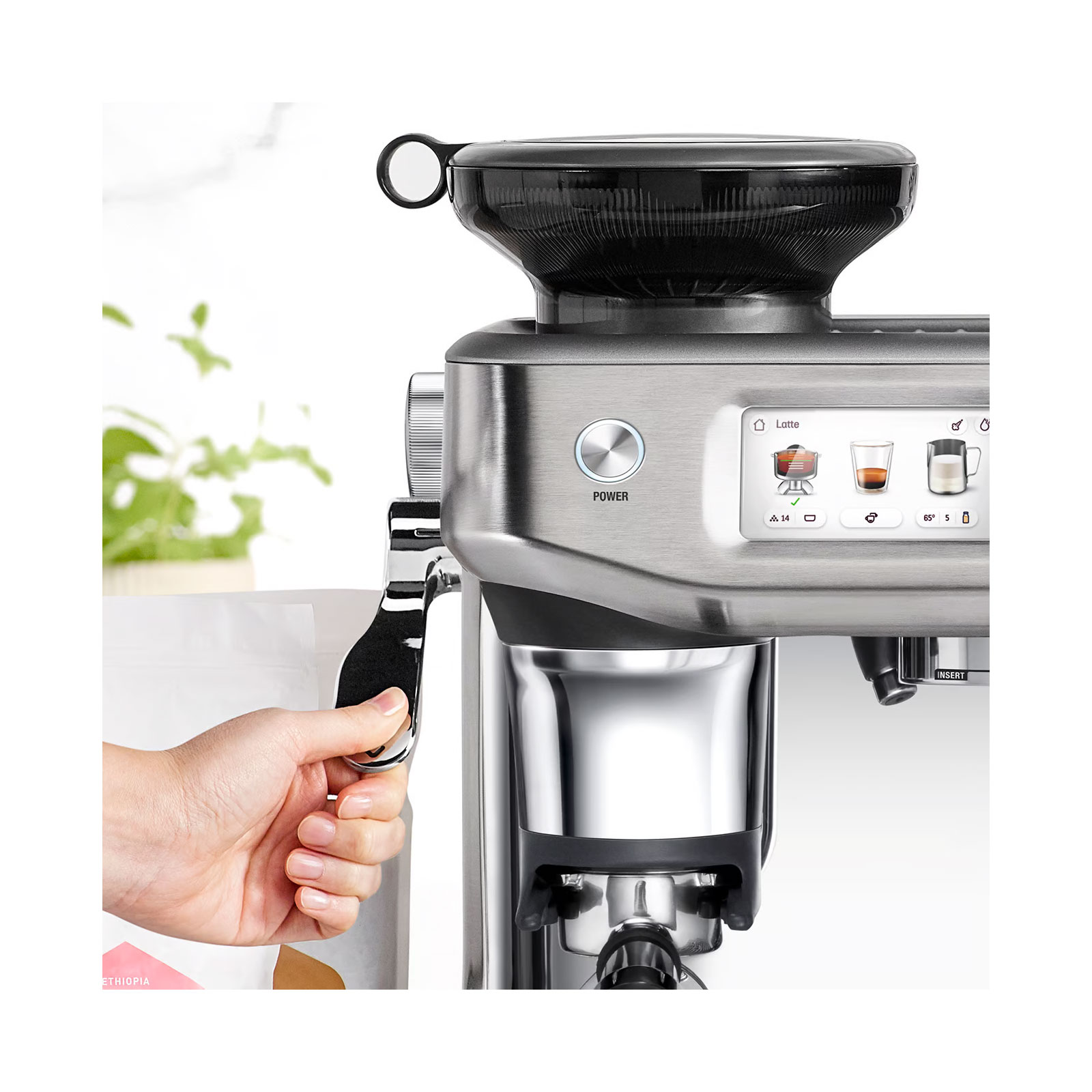 Sage SES881BTR Impress Touch Siebträger-Espressomaschine Sage SES881BTR Impress Touch Siebträger-Espressomaschine