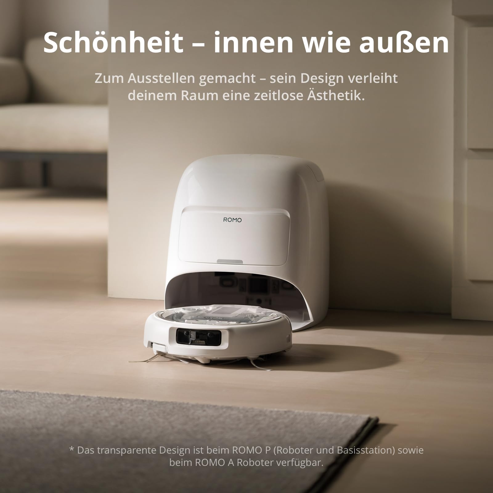 DJI ROMO A Saugroboter mit Wischpads