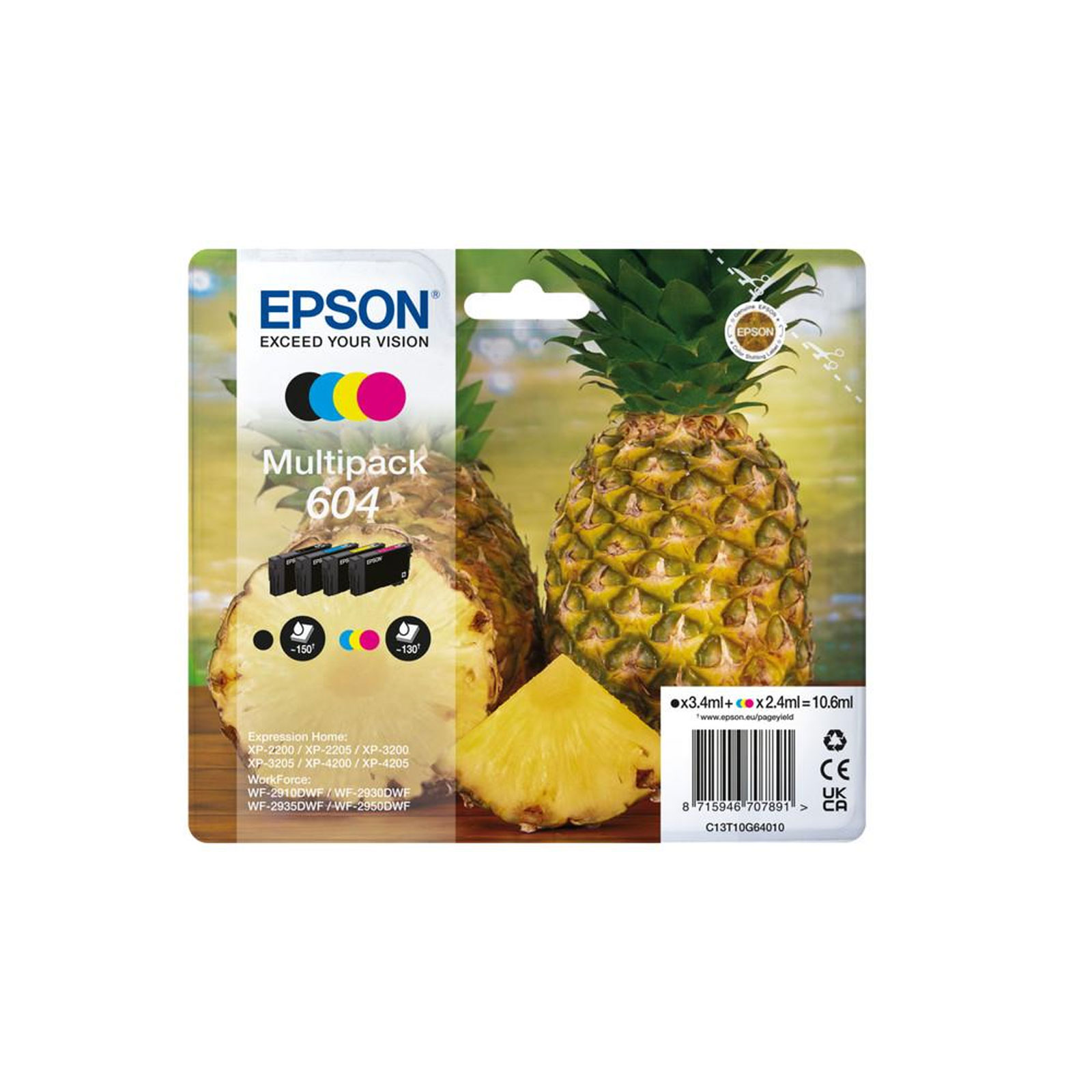 Epson C13T10G64010 Ananas CMYK Druckerpatrone