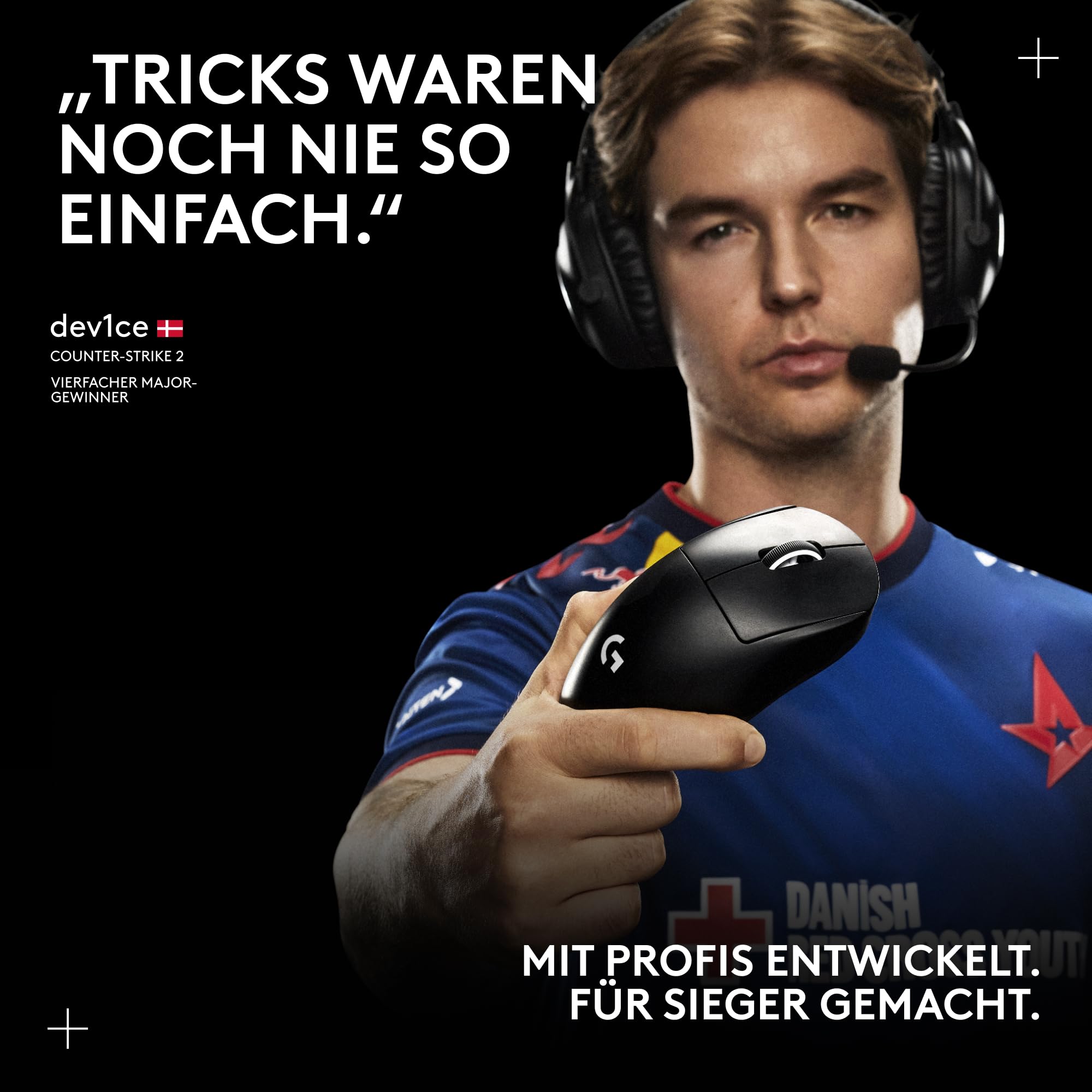 Logitech G PRO X SUPERLIGHT 2 DEX kabellose Gaming-Maus