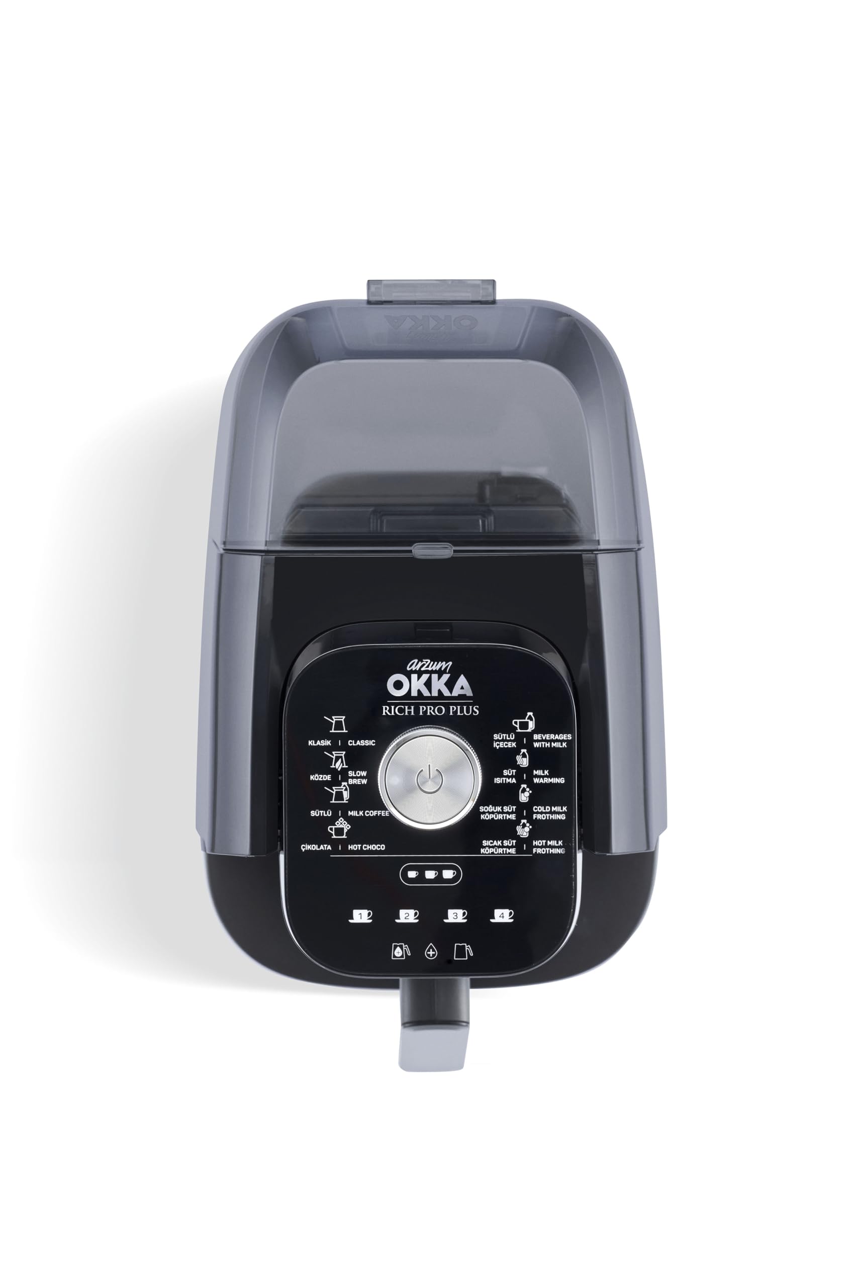 Arzum OK0038-0500 Rich Pro Plus Kaffeemaschine Chrome