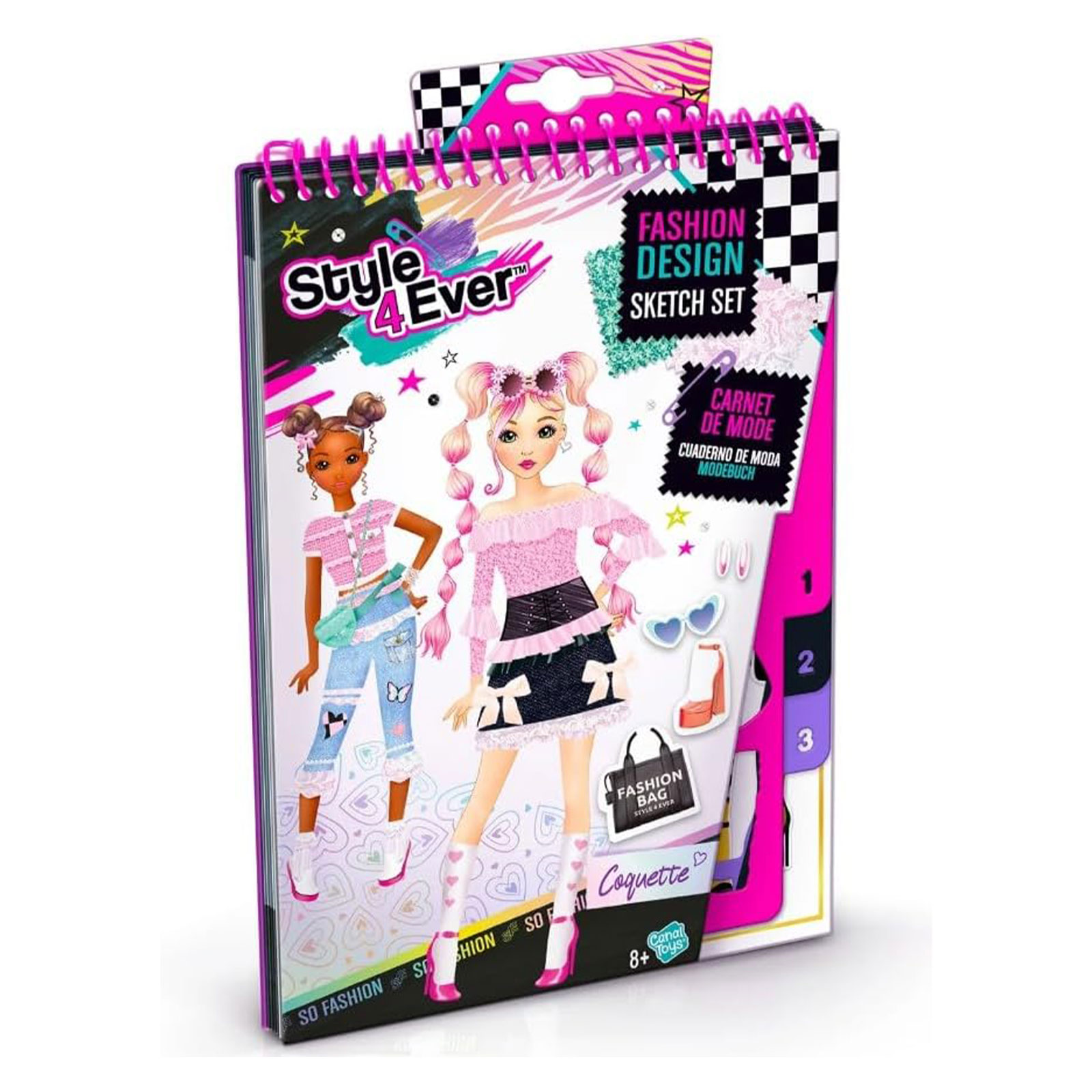 Canaltoys Fashion Designer Mini Sketchbook