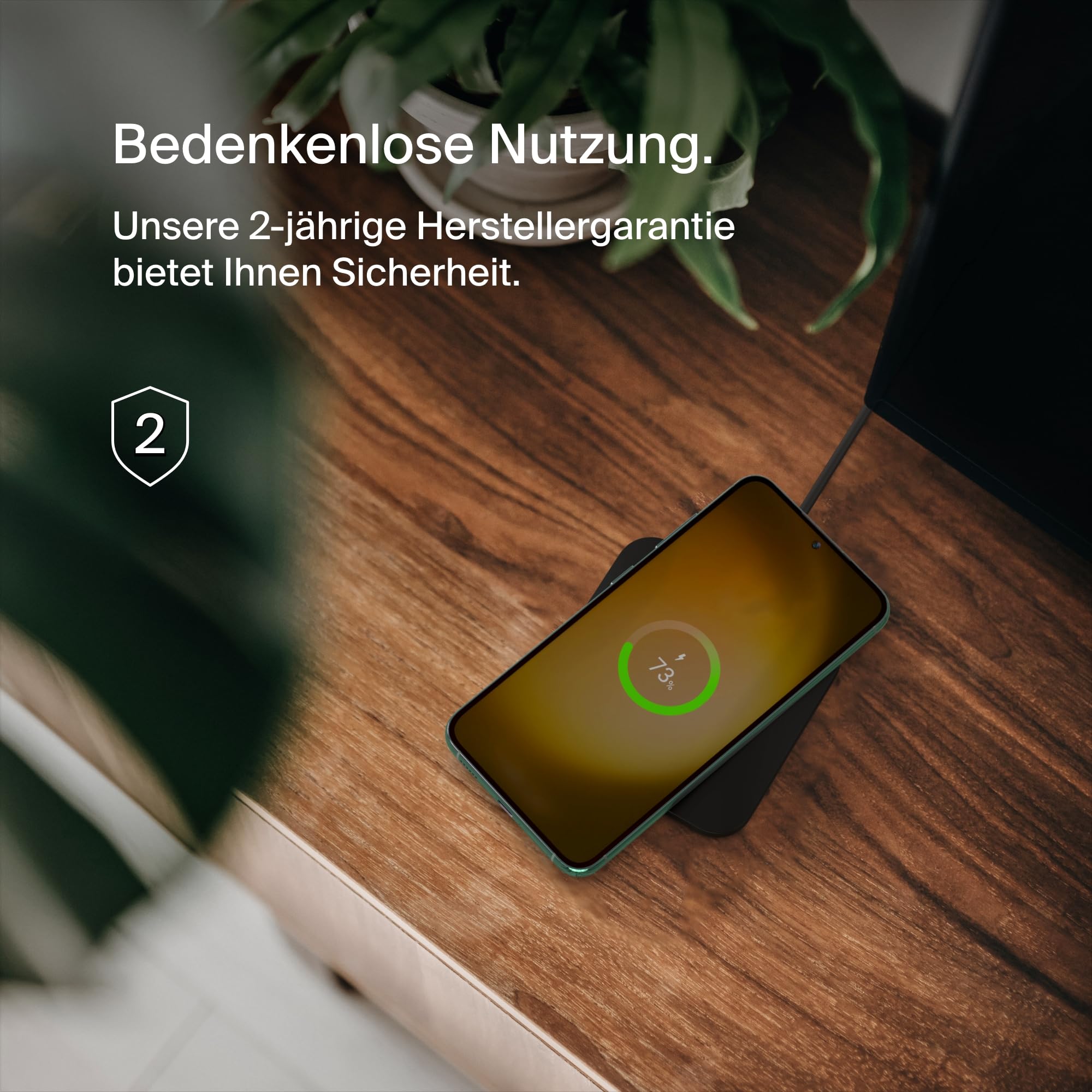 Belkin BoostCharge Pro kabelloses, induktives Universal Easy Align Ladepad, 15-W