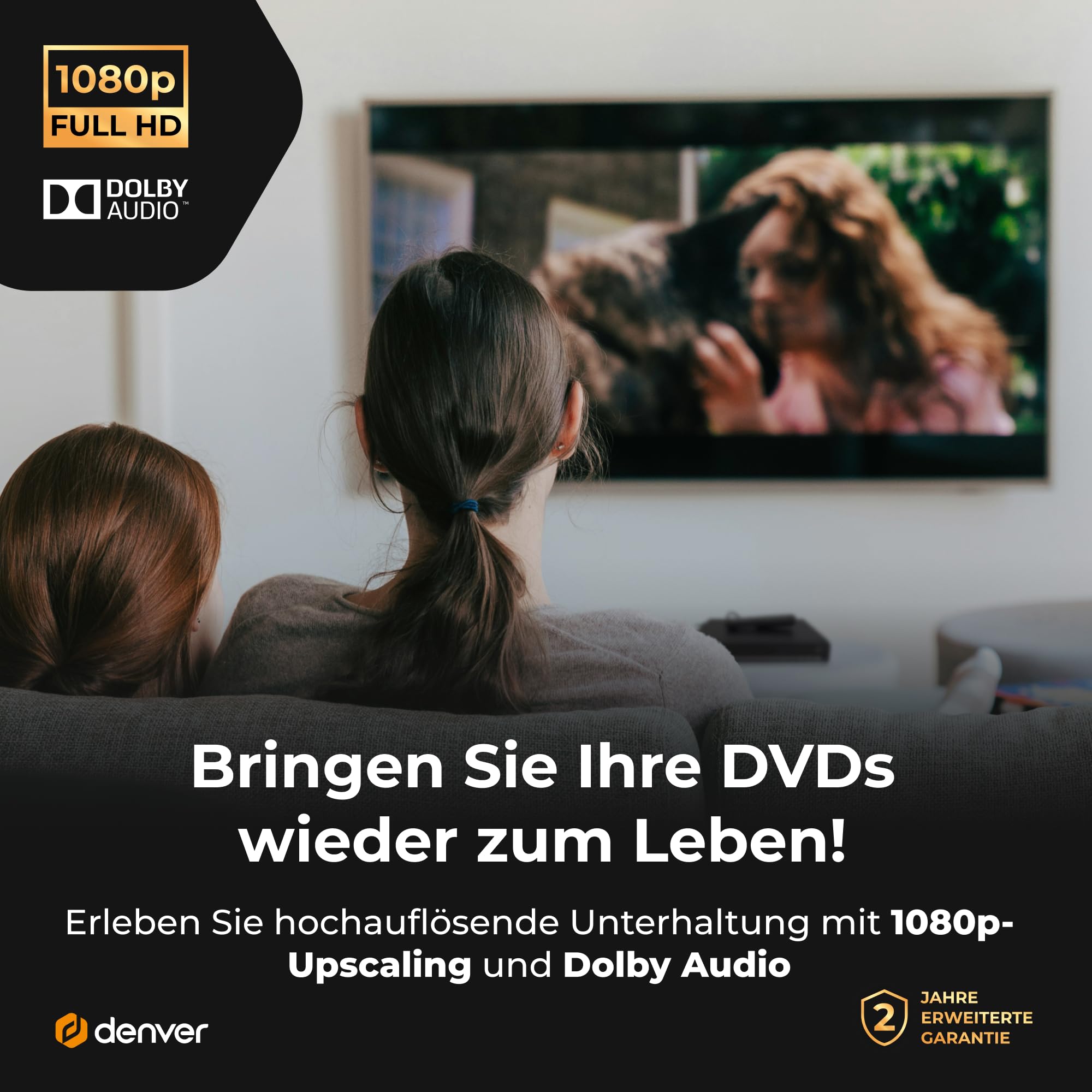 Denver DVH-7787MK3 DVD-Player mit HDMI, USB, Scart