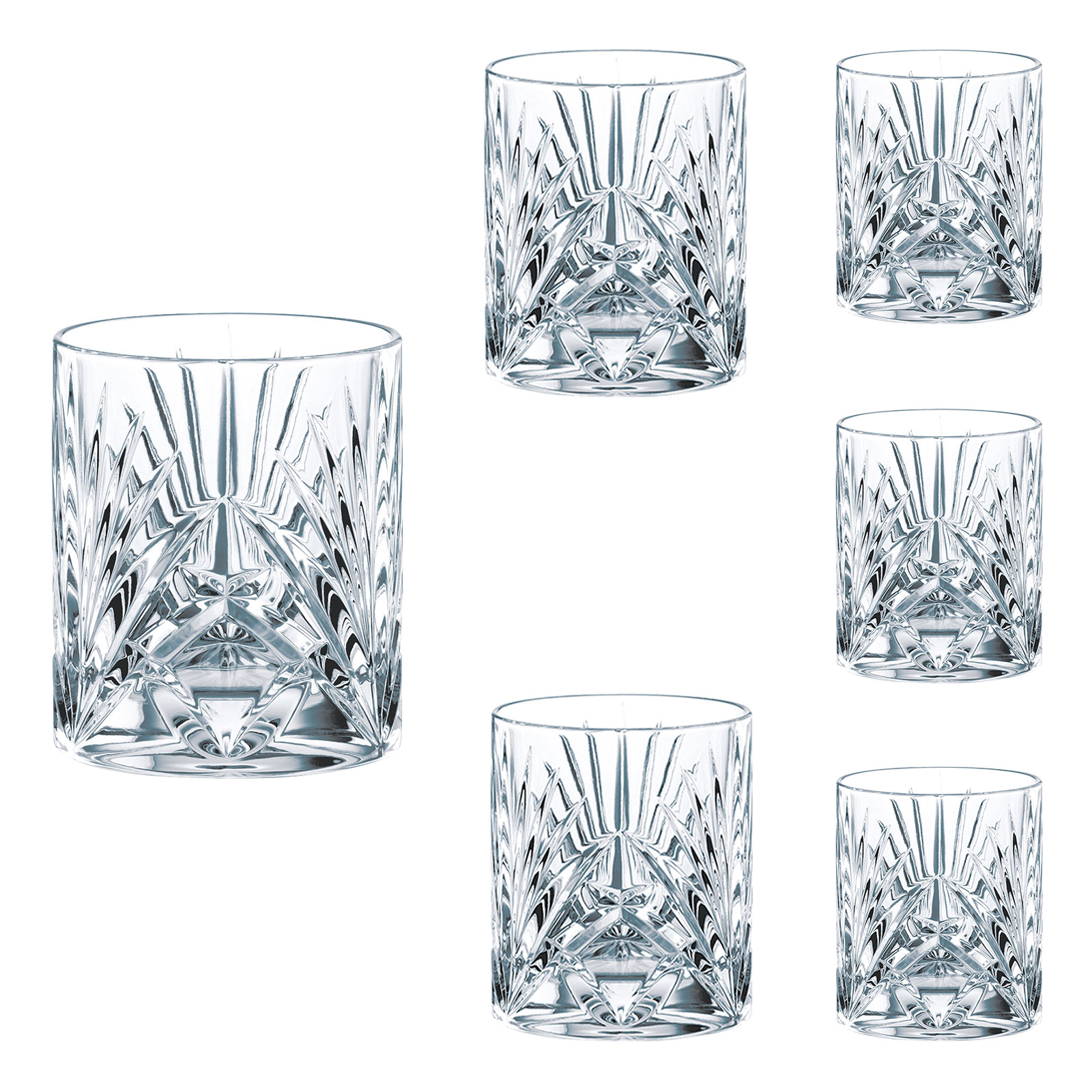 Nachmann Palais Whiskey Pur Set 6tlg Kristall Glas