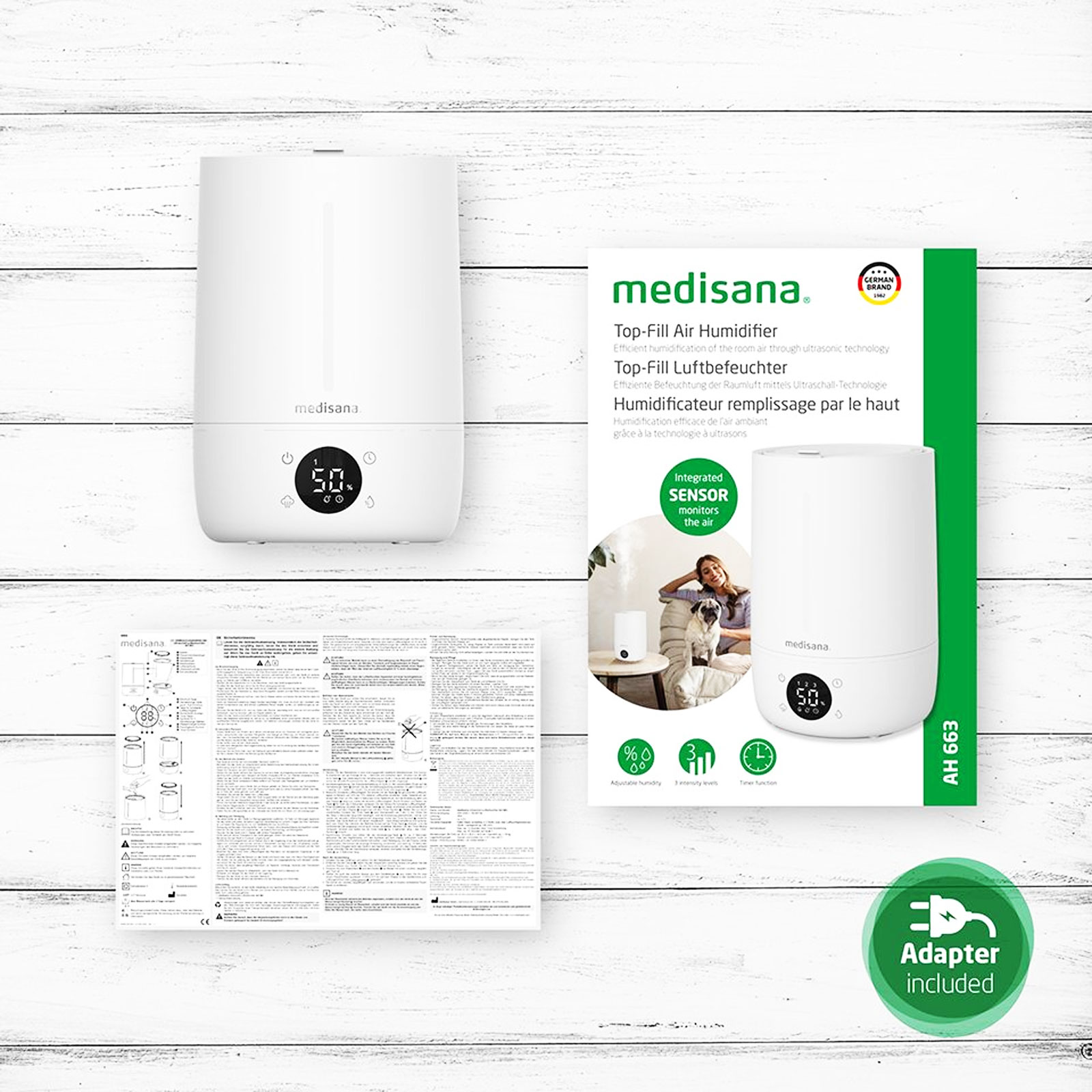 Medisana AH 663 Top-Fill Luftbefeuchter