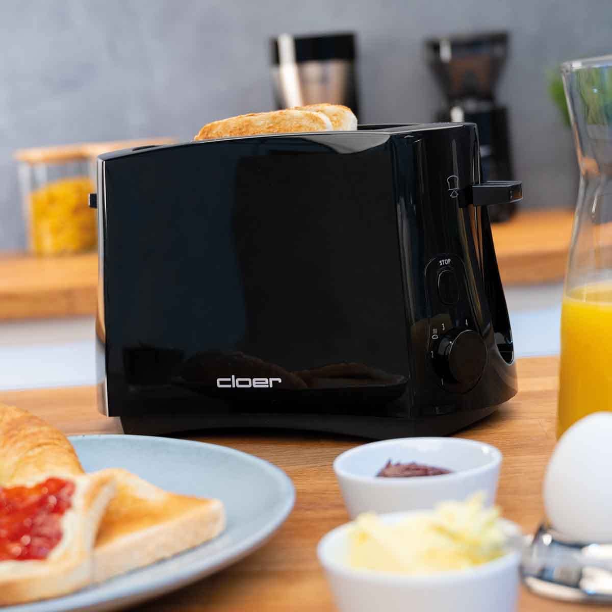 Cloer 3310 Toaster schwarz