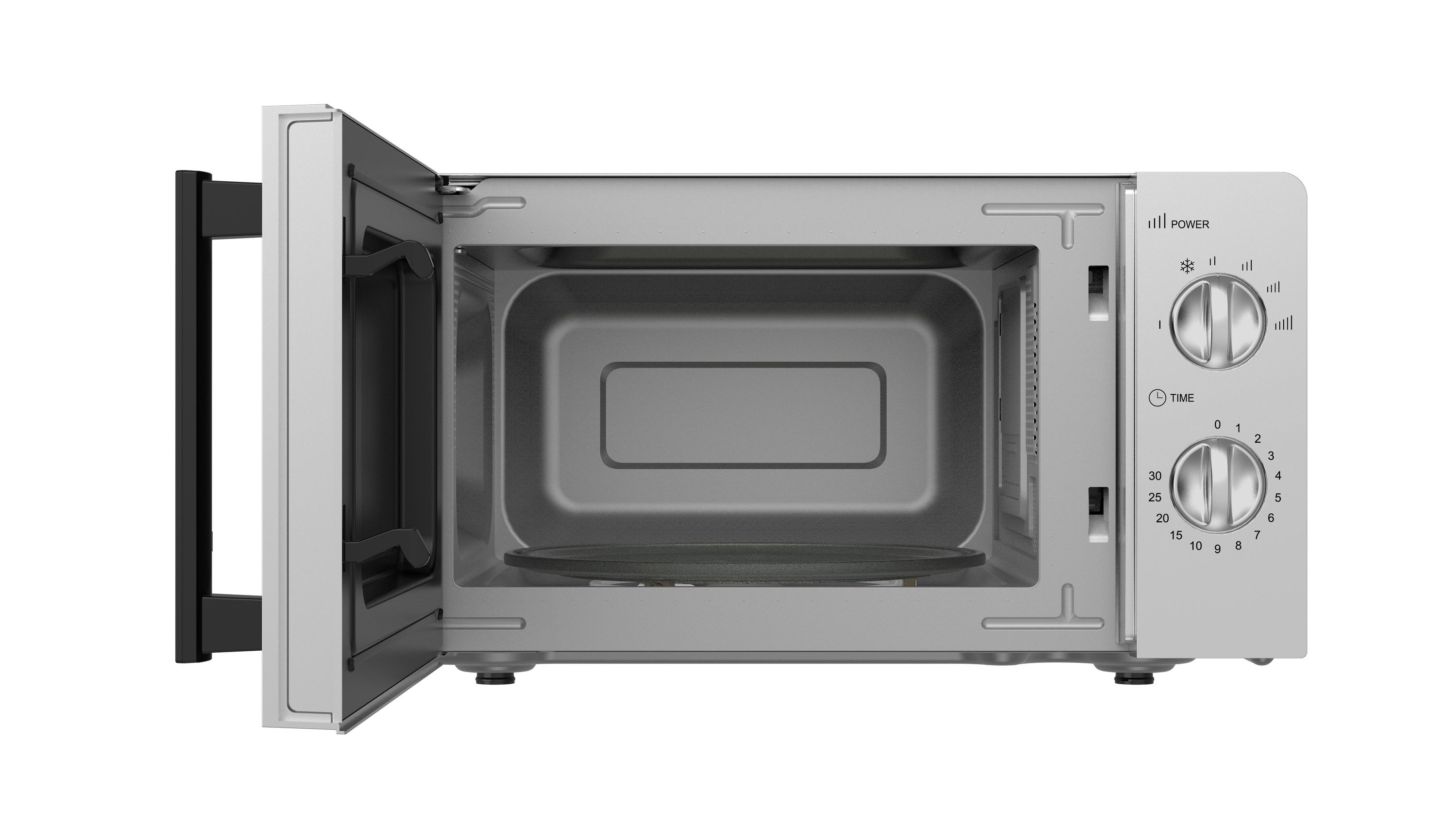 ECG MTM 2076 IS Inverter Silber Mikrowelle