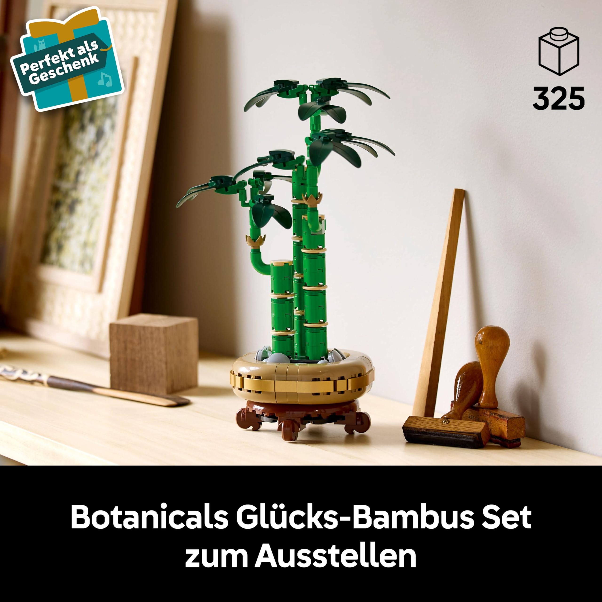 LEGO Botanicals Glücks-Bambus Kunstpflanze Bauset 10344