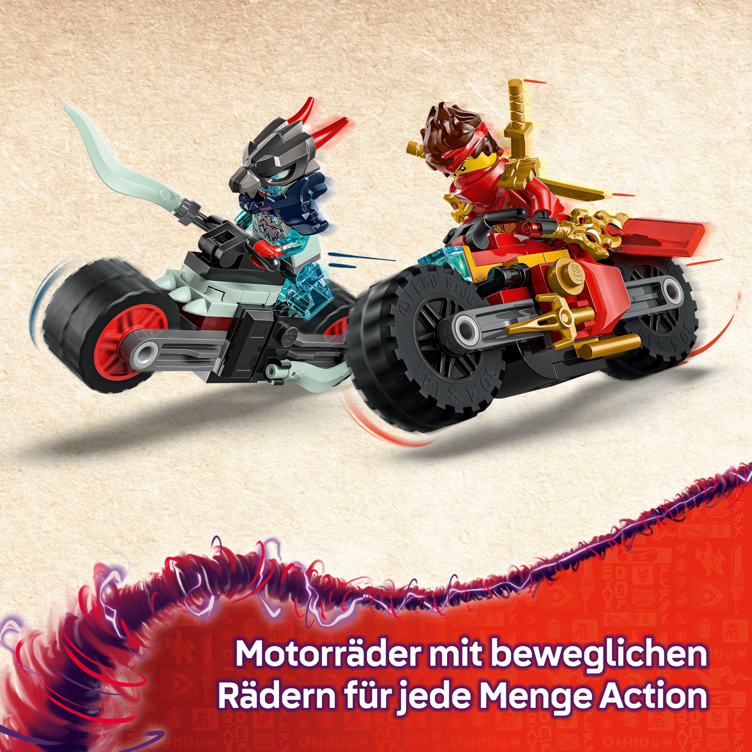 LEGO NINJAGO Kais Motorradrennen 71838