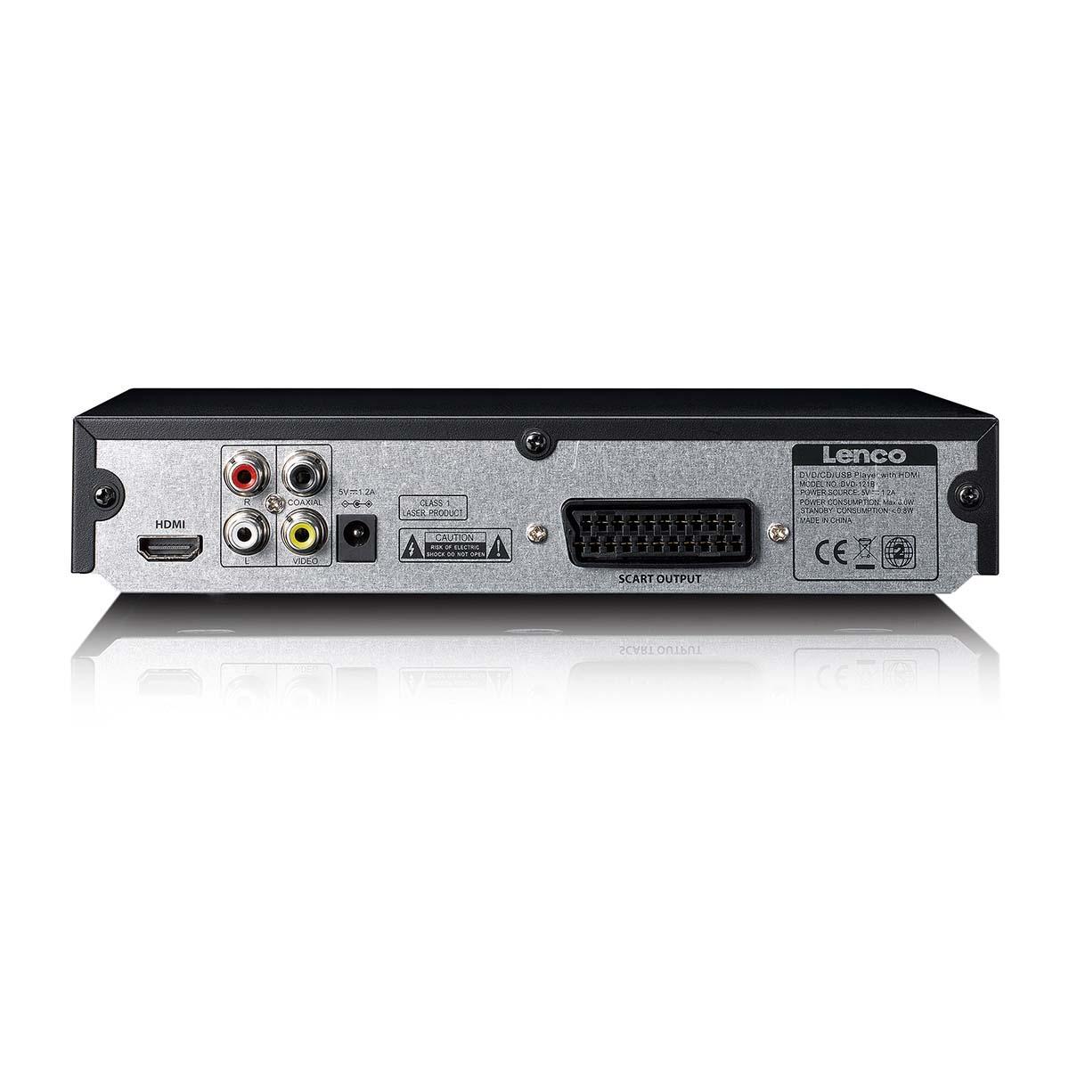 LENCO DVD-121BK DVD-Player (HDMI, SCART)