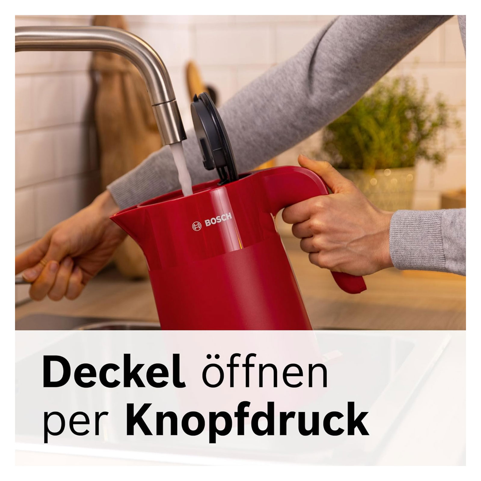 Bosch Wasserkocher TWK2M164 Rot Bosch Wasserkocher TWK2M164 Rot