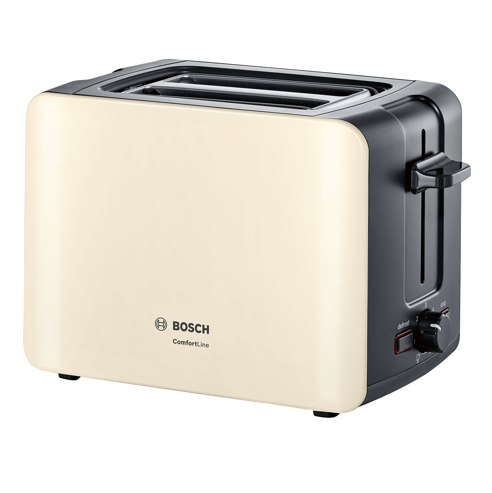 Bosch TAT6A117 Toaster Kompakt creme/dunkelgrau