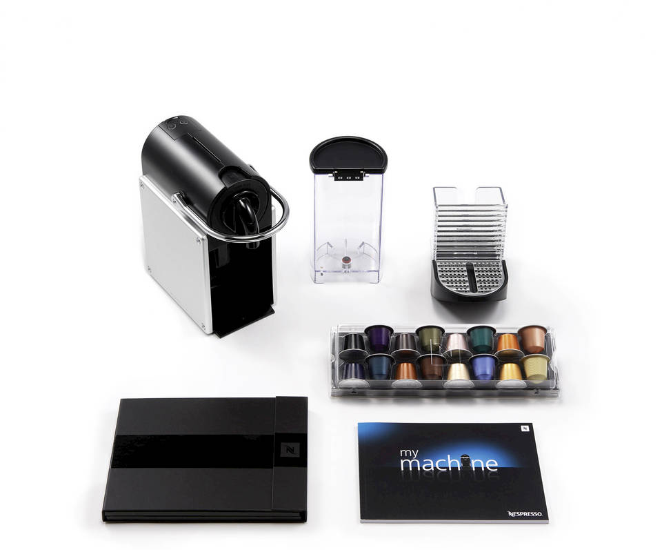 DeLonghi Nespressoautomat EN 124.S PIXIE SILBER