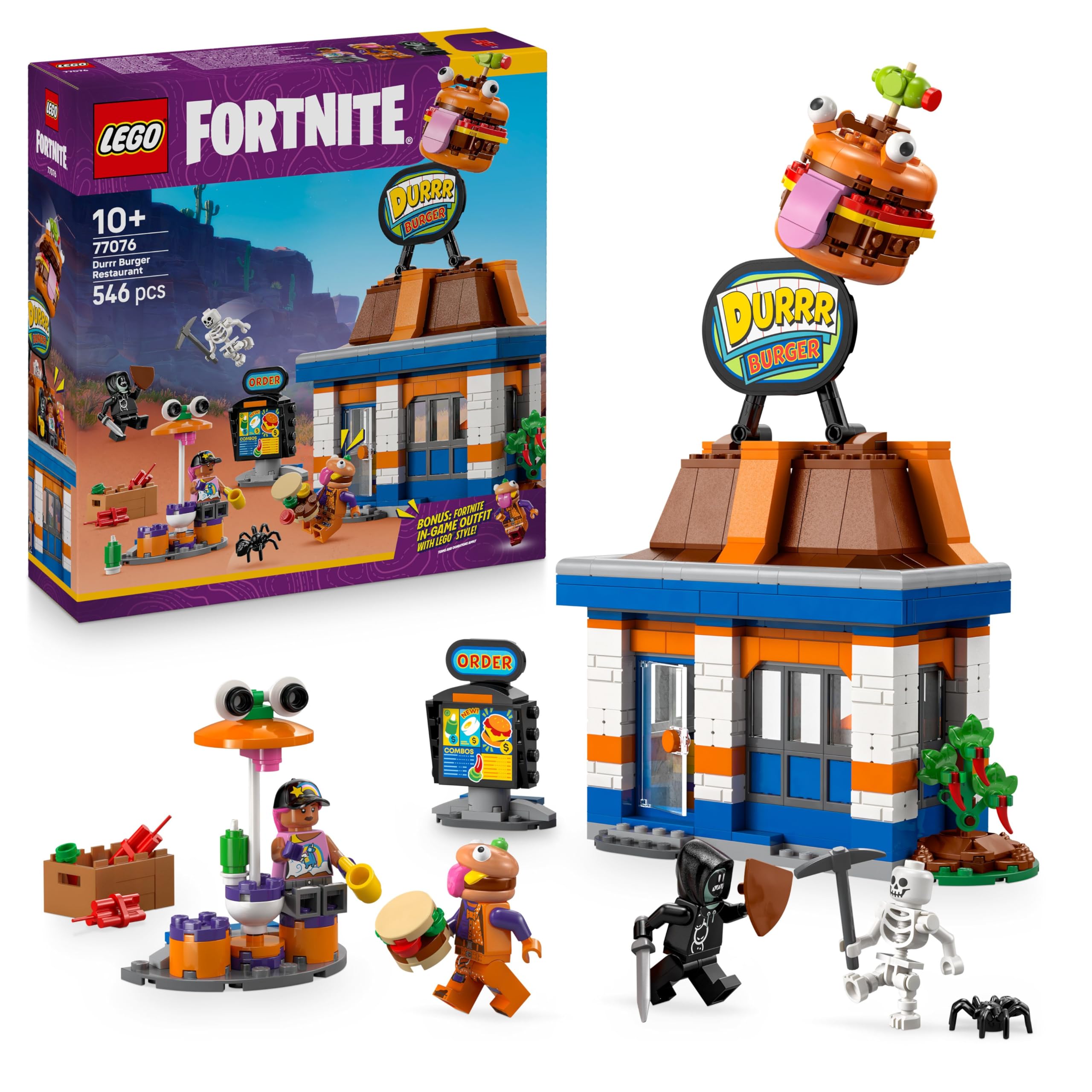 LEGO Fortnite Durrr Burger Restaurant 77076