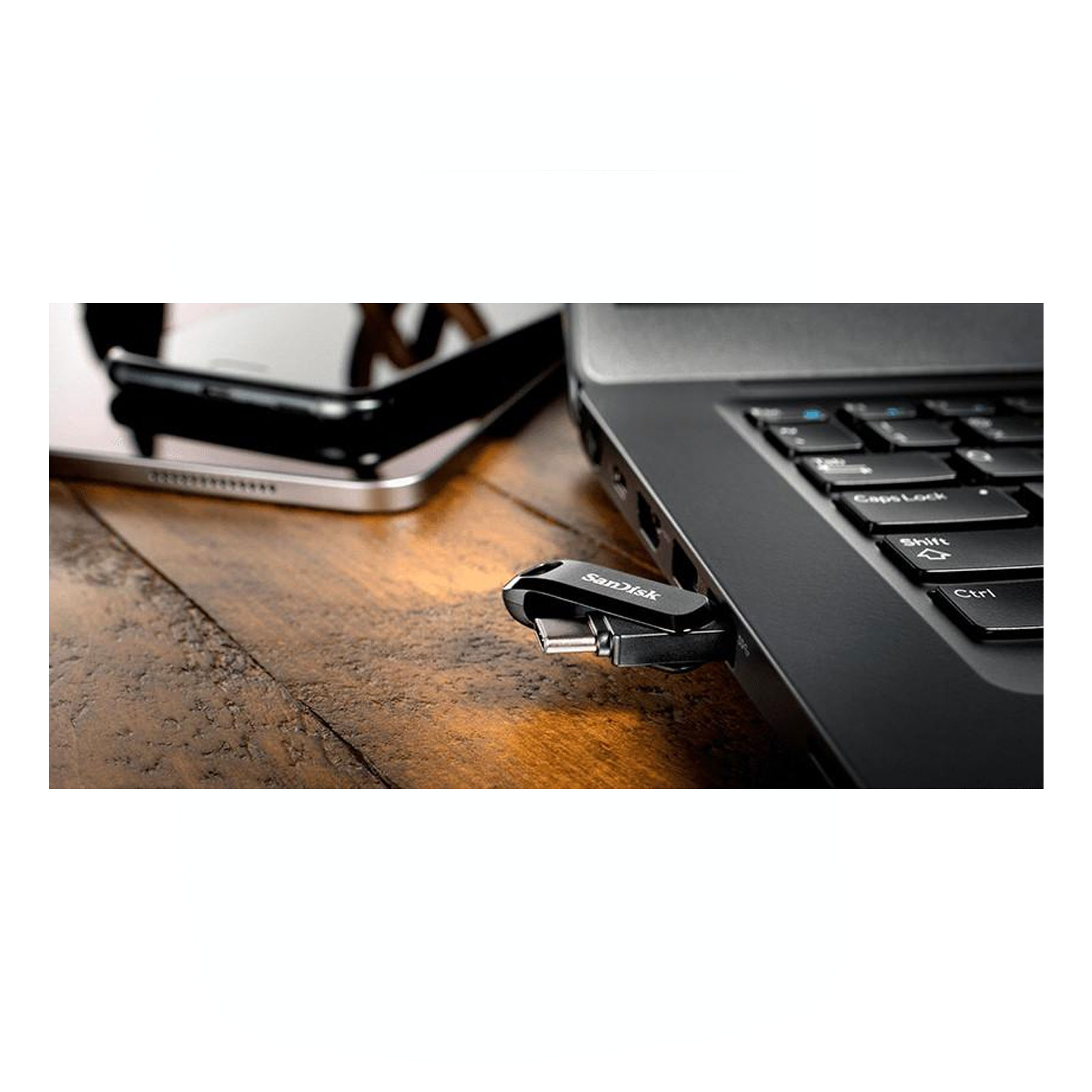 sandisk Ultra Dual USB Flash Drive Go 64GB, Type C