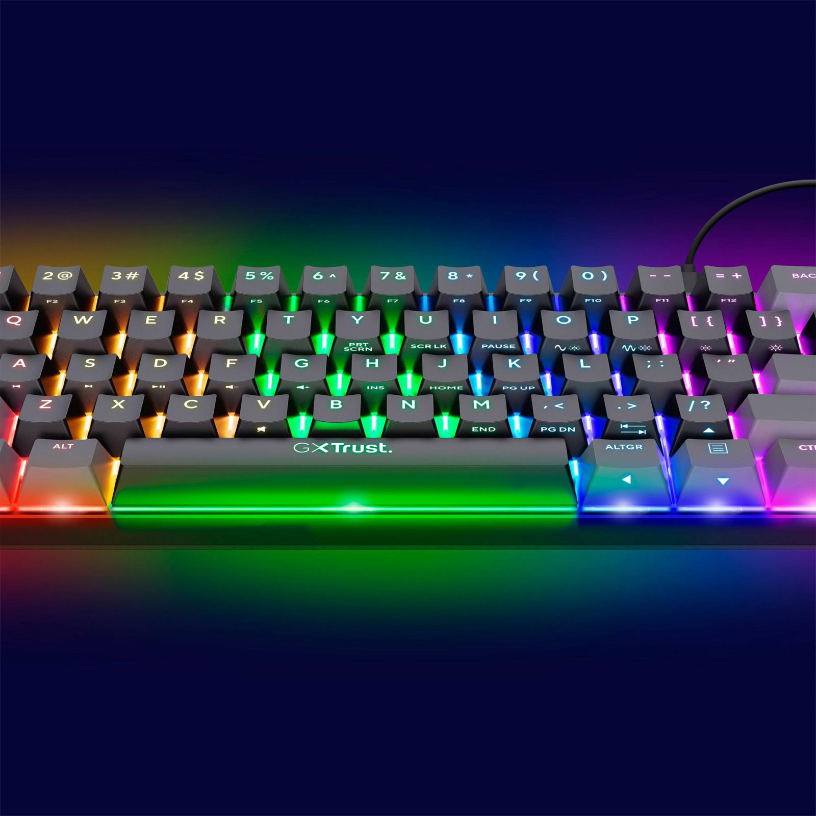 Trust GXT867 ACIRA Mechanische Gaming Tastatur Mini