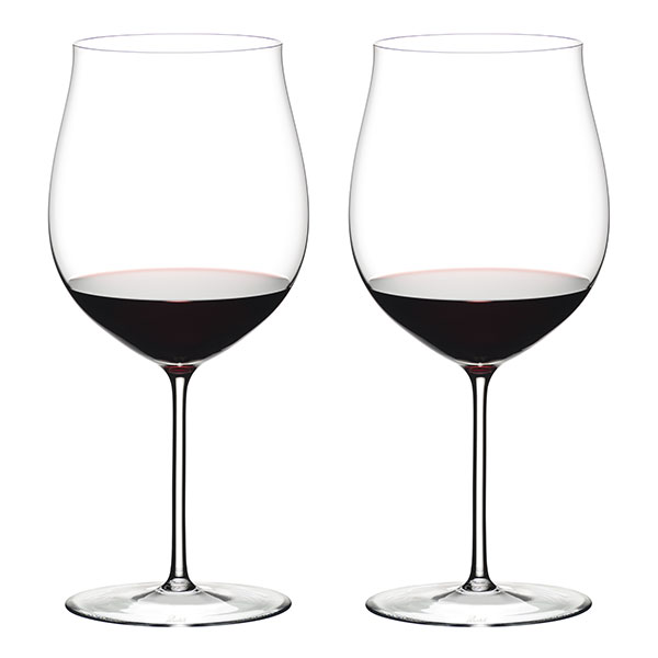Riedel Dekanter Horn + Riedel Sommeliers Value Set Burgundy Grand Cru 2Pk inkl. Reinigungskugeln Poliertuch