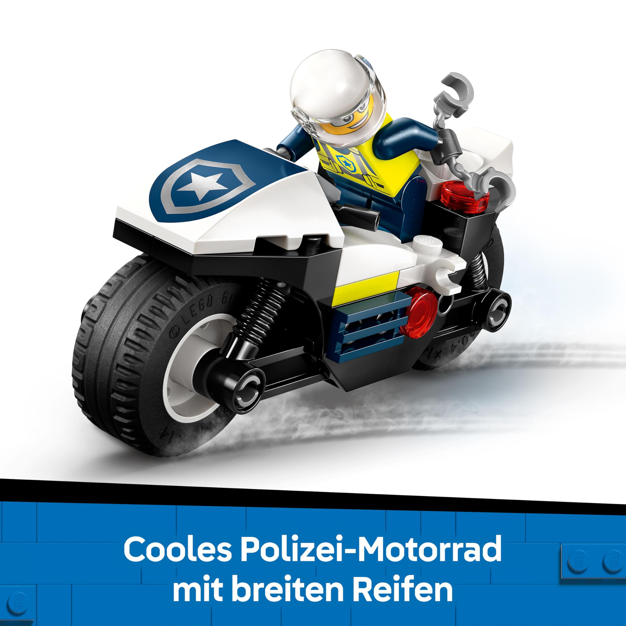 LEGO City Verfolgungsjagd mit dem Polizeimotorrad 60455