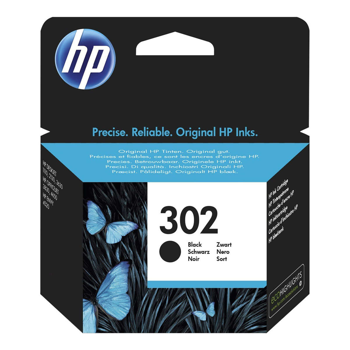 HP 302 Druckerpatrone Schwarz (F6U66AE) Tintenpatrone